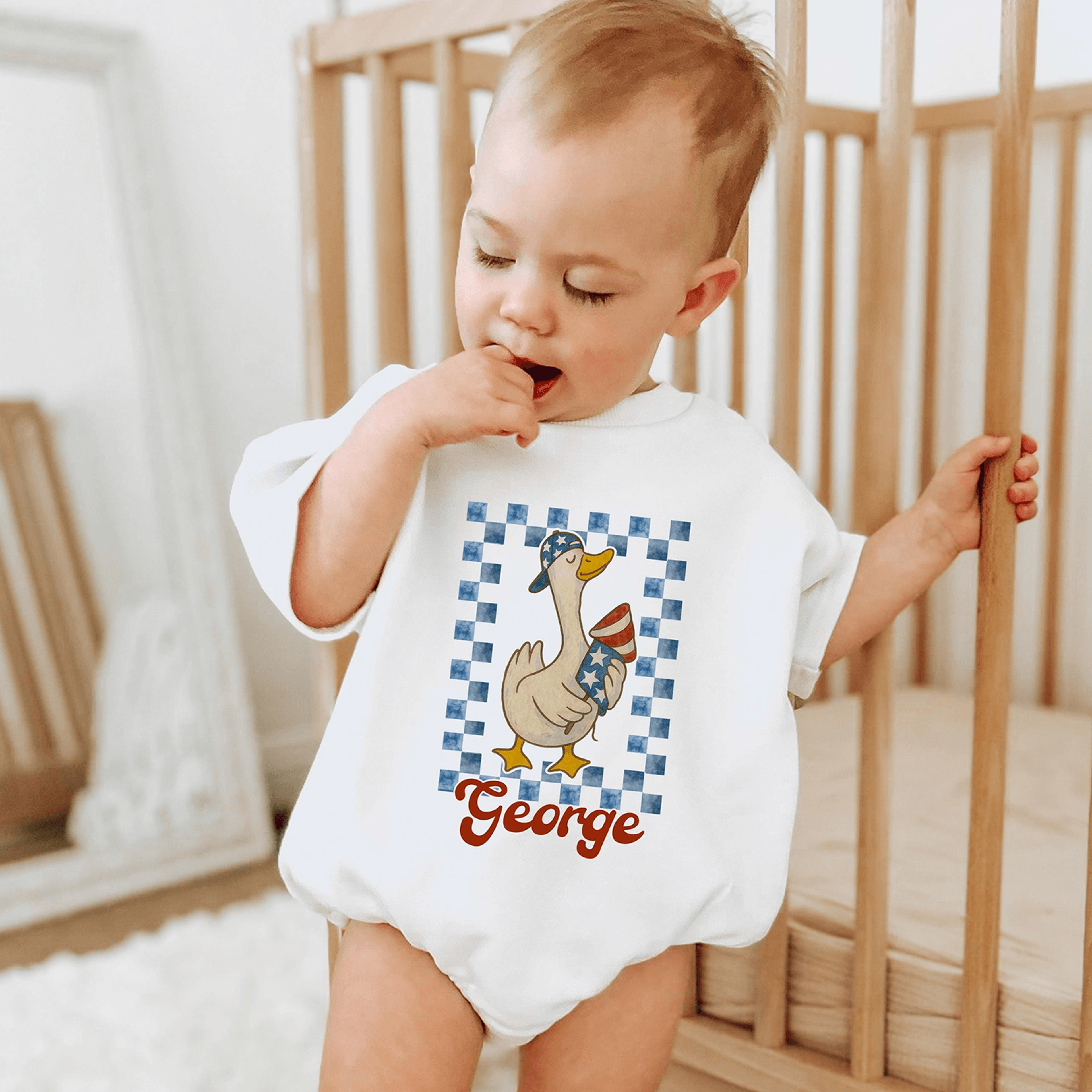 patriotic goose 4th of july shirt, silly goose baby outfit, usa baby romper, independence day toddler tee, red white blu