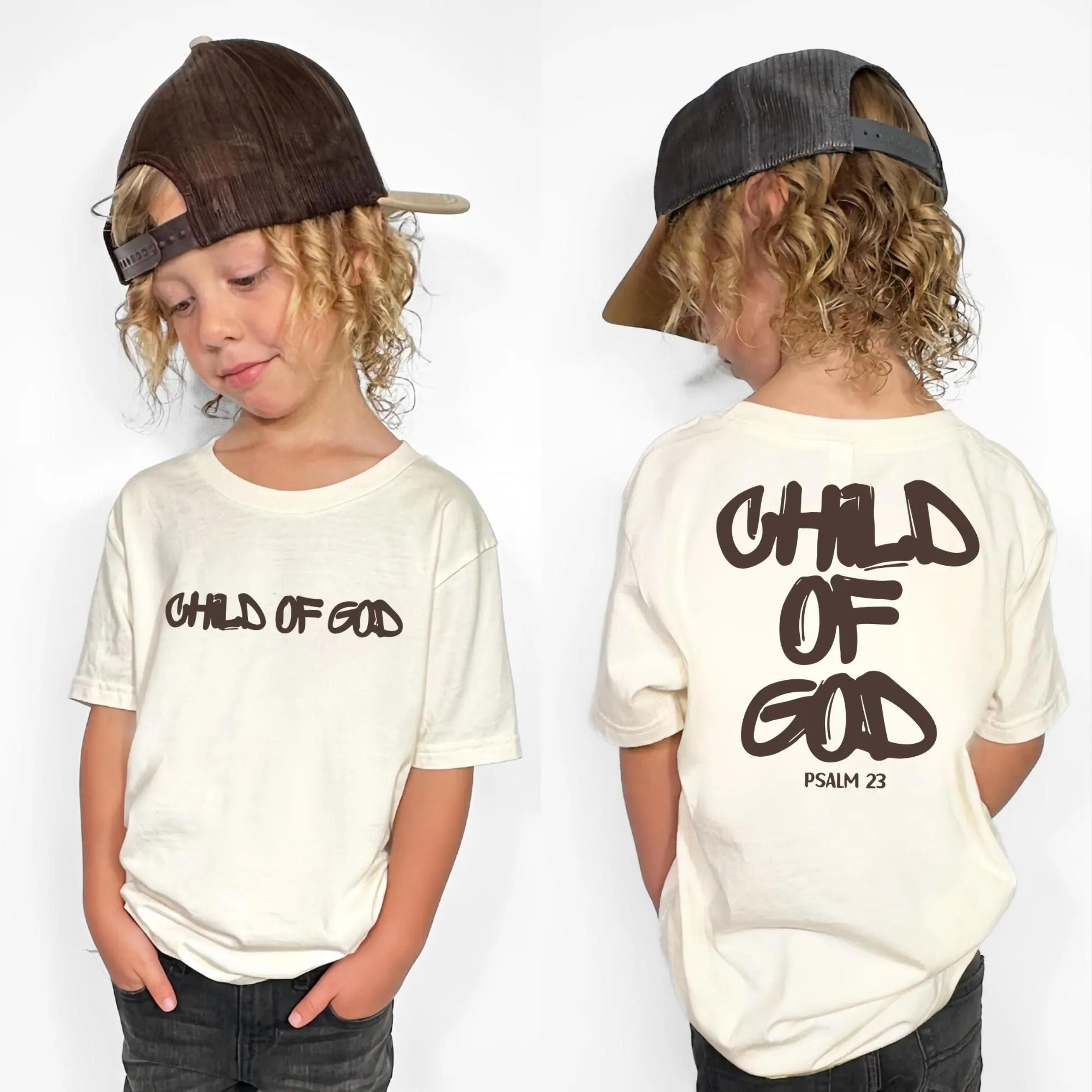 child of god shirt, christian kids shirt, faith based toddler tee, child of god tee, christian boy shirt, religious kids
