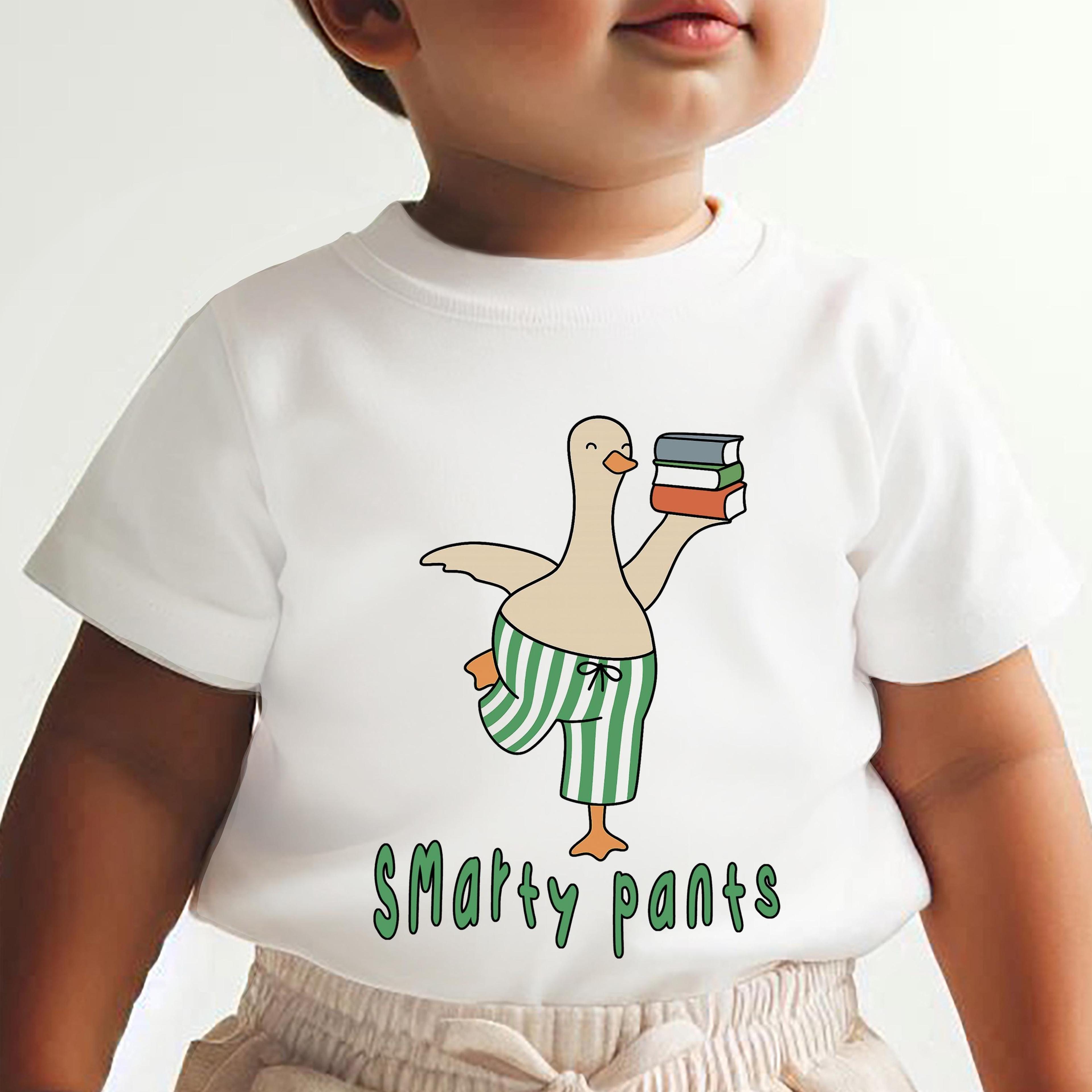 smarty pants goose first day of school shirt, silly goose back to school tee, kids classroom outfit, cute student shirt,