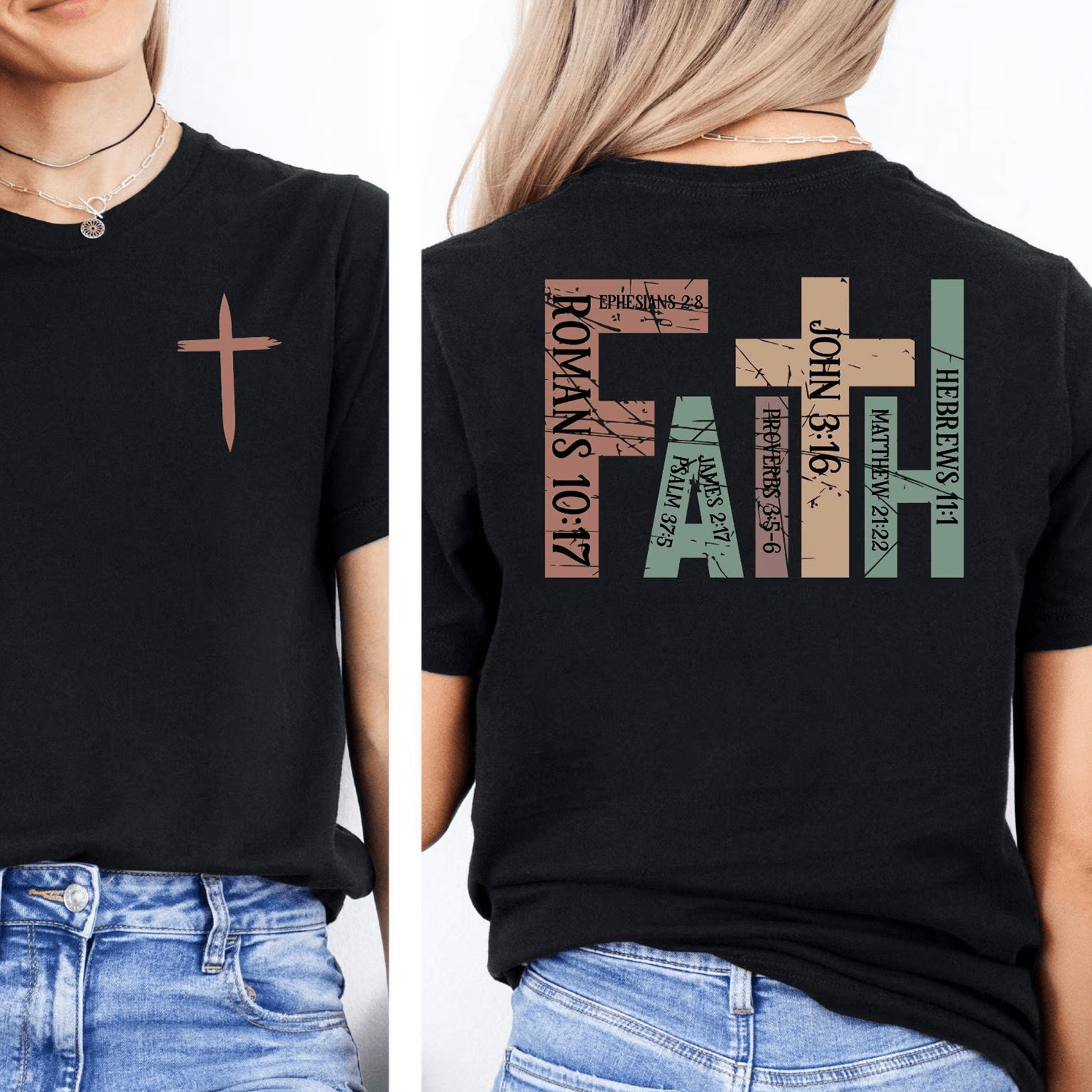 faith over fear shirt, romans 8 28 christian shirt, jesus saves tee, christian women shirt, bible verse shirt