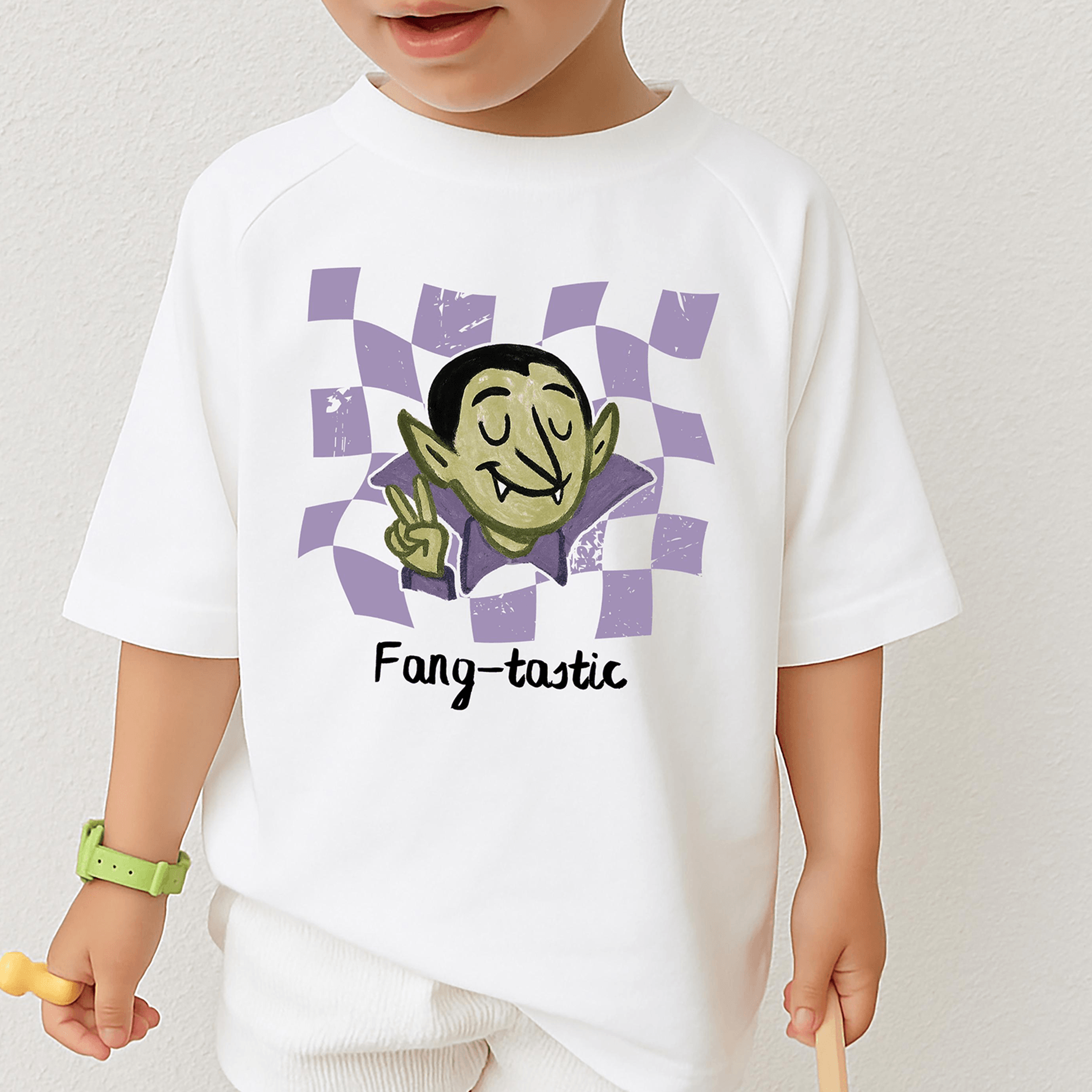 dracula kids oversized halloween shirt, vampire graphic oversized tee, spooky season kids outfit, gothic halloween shirt