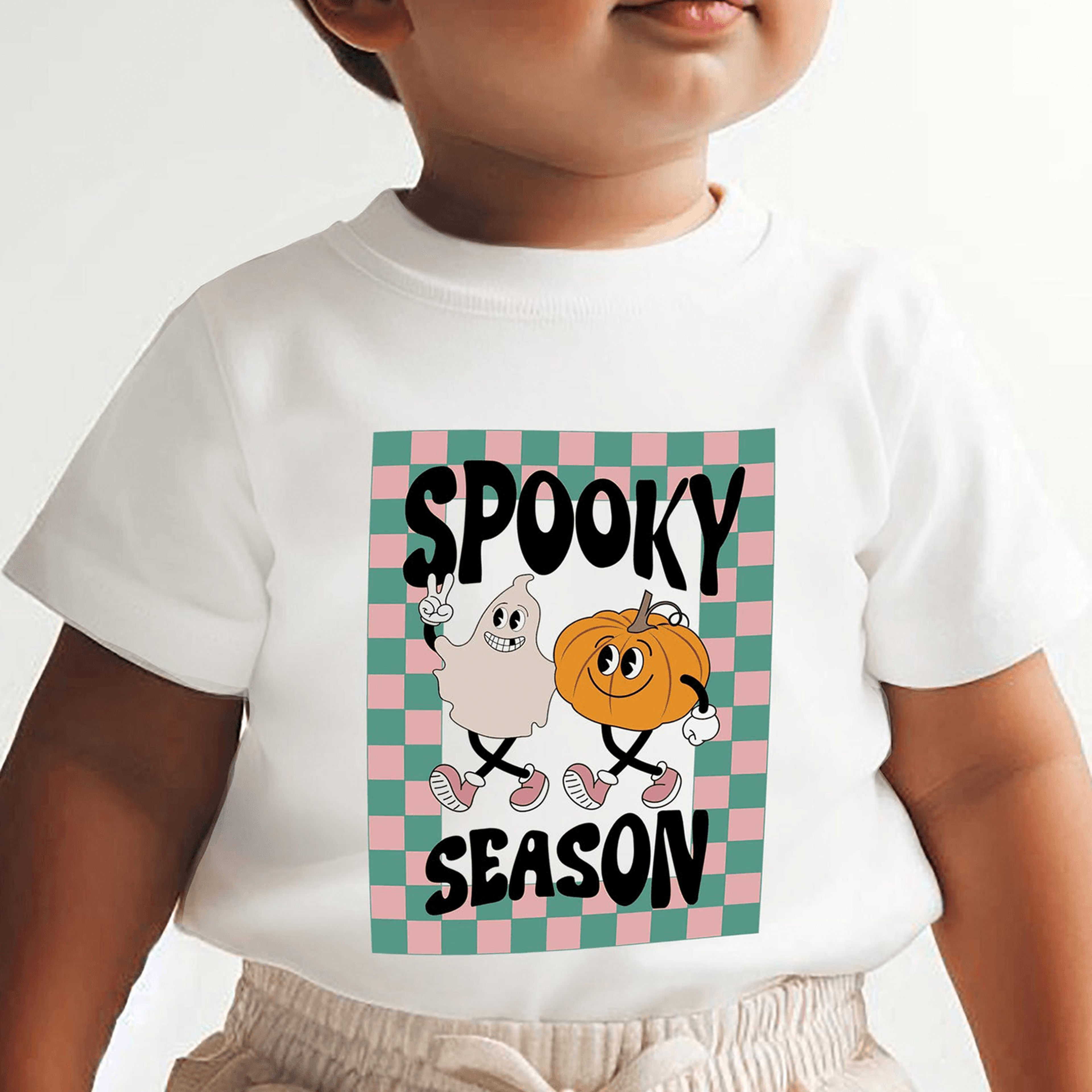 groovy halloween shirt for kids, retro spooky season tee, cute vintage halloween outfit, fall festival shirt, halloween