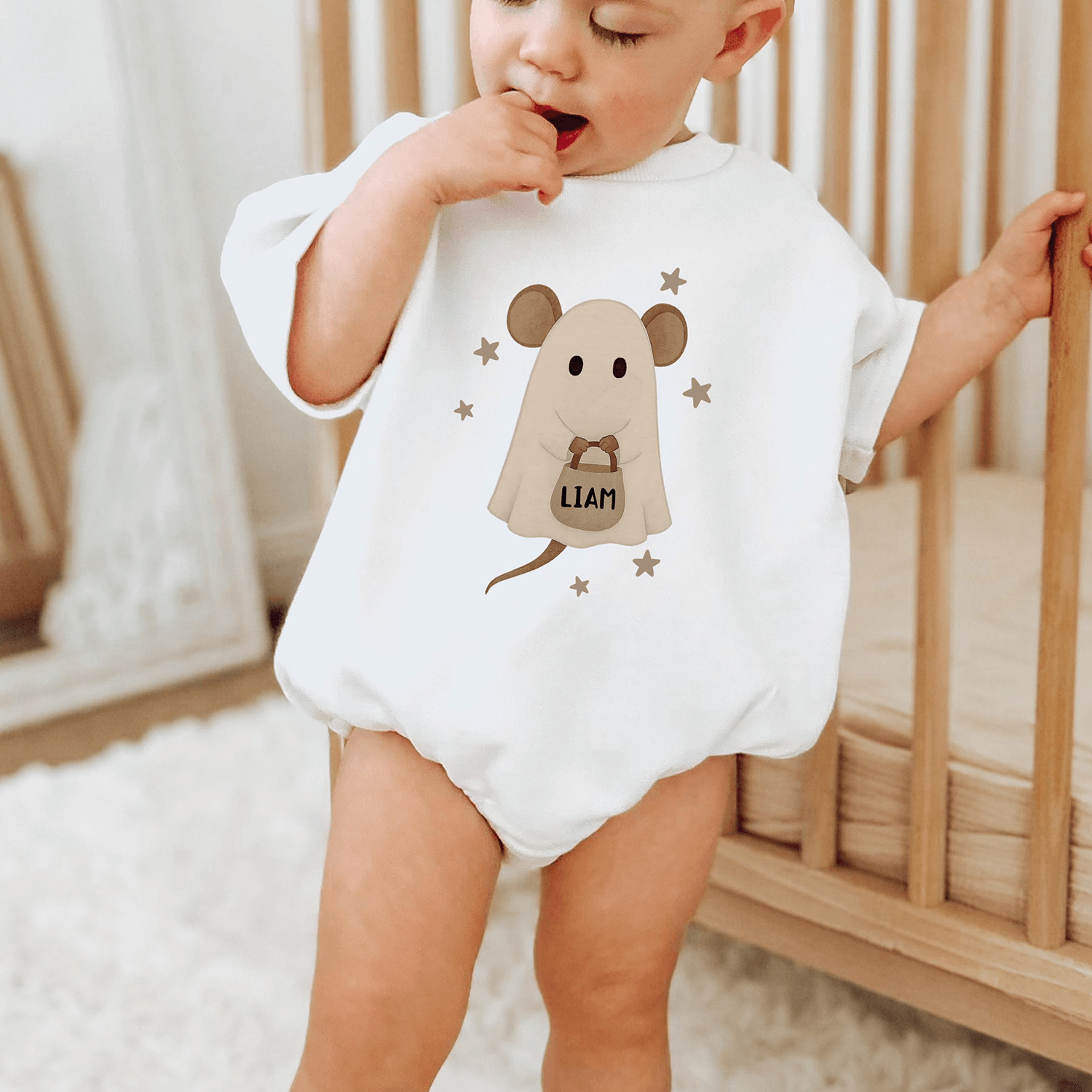 custom ghost halloween shirt for kids, personalized ghost tee, spooky season name shirt, cute halloween outfit, fall gho