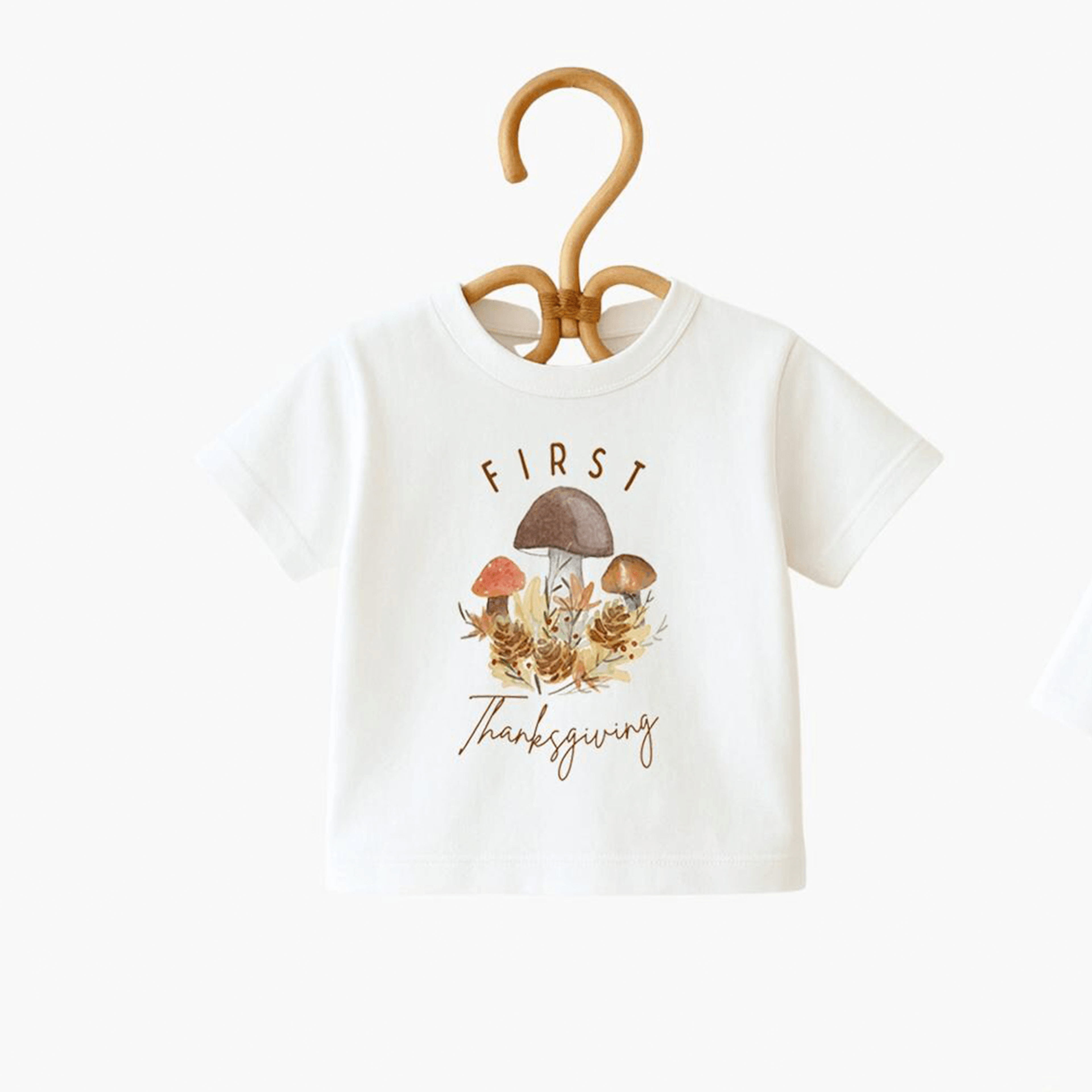 first thanksgiving baby outfit, baby's first thanksgiving romper, my first thanksgiving shirt, cute turkey baby outfit,
