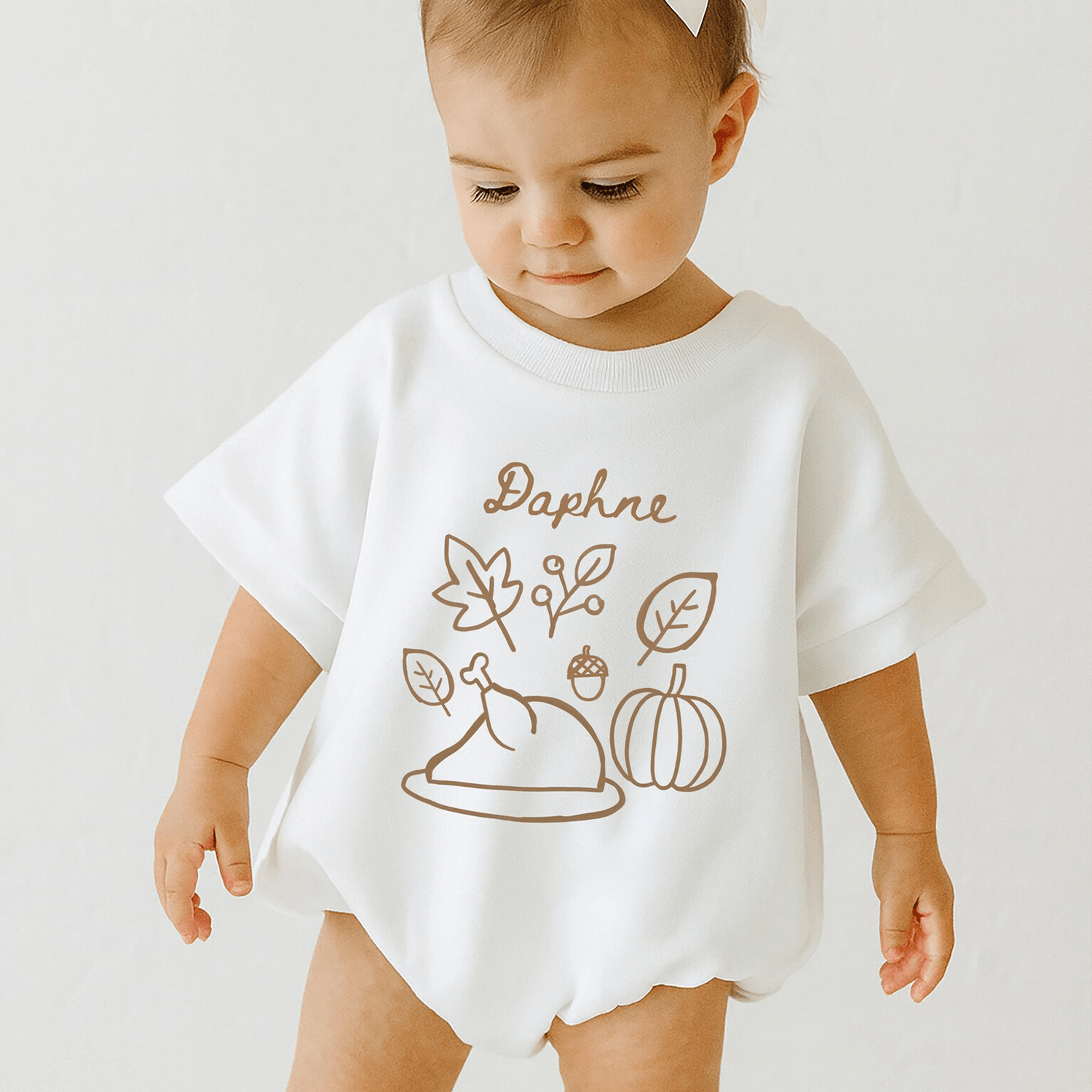 kids turkey shirt or baby romper, thanksgiving turkey outfit, cute fall harvest apparel, turkey day kids clothing, autum