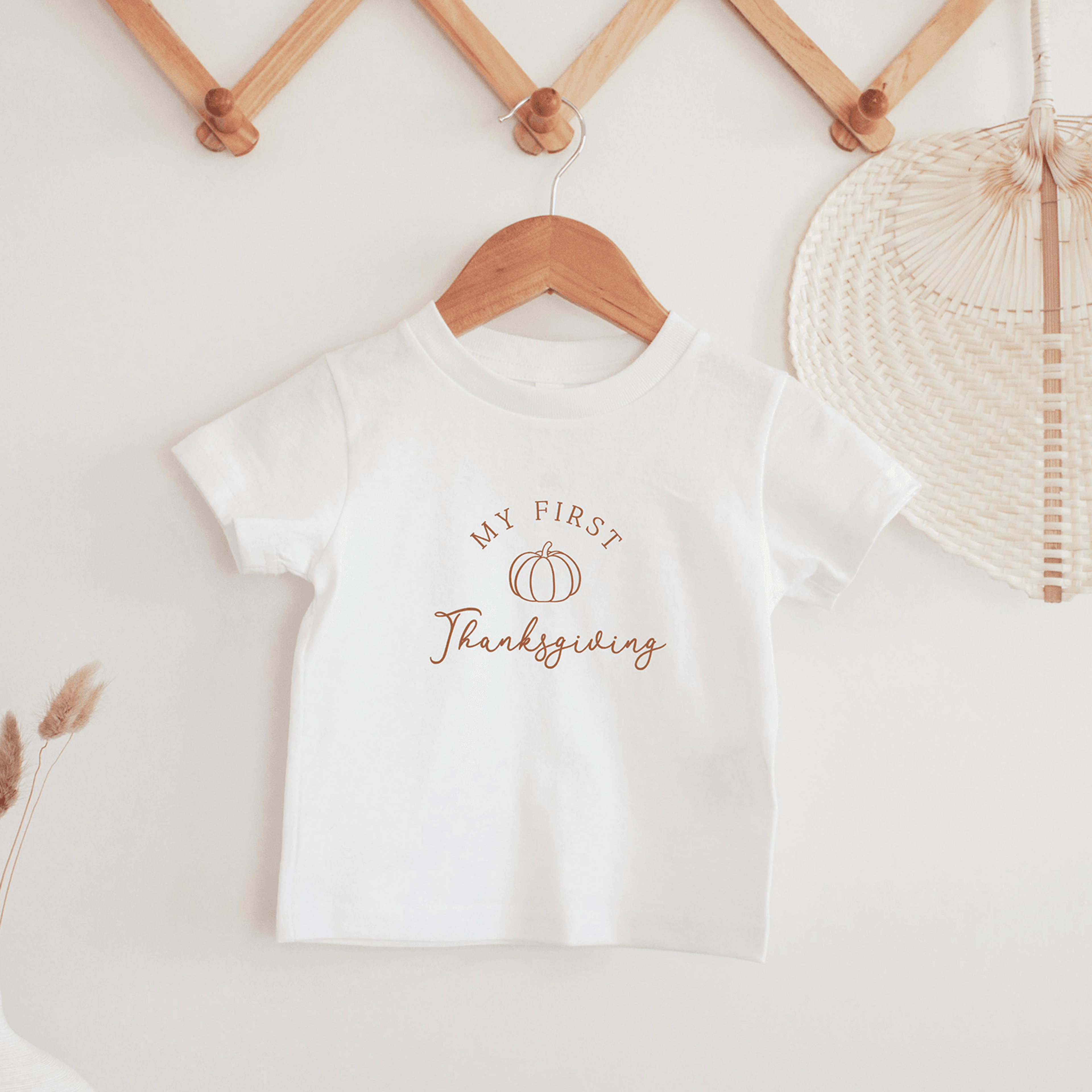 baby's first thanksgiving outfit, first thanksgiving romper, my first turkey day shirt, cute fall baby apparel, thanksgi