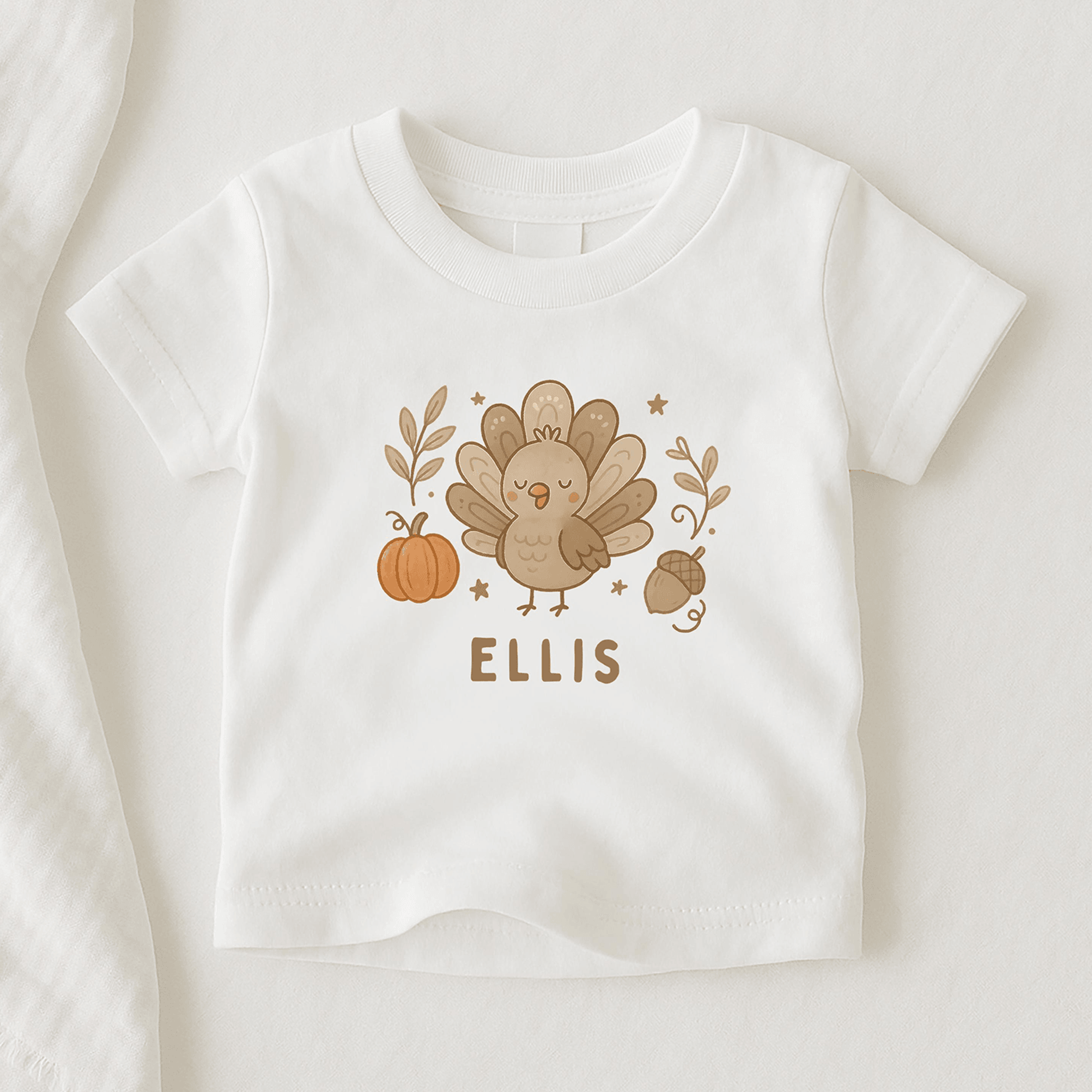 kids turkey shirt or baby romper, cute thanksgiving outfit, turkey day kids apparel, fall harvest clothing, thanksgiving