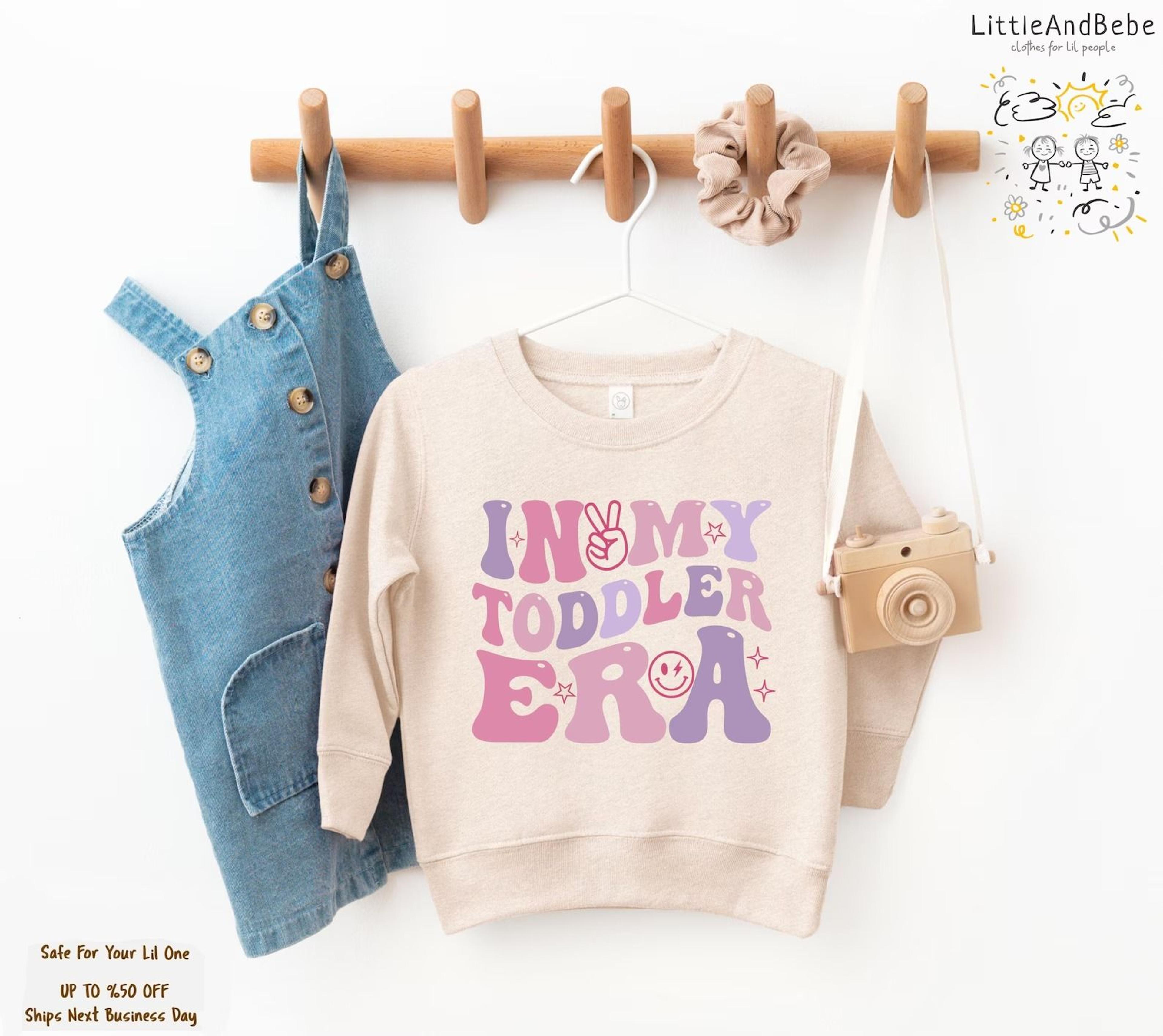 in my toddler era sweatshirt, toddler girl sweatshirt, retro toddler shirt, groovy toddler era outfit, trendy toddler sw