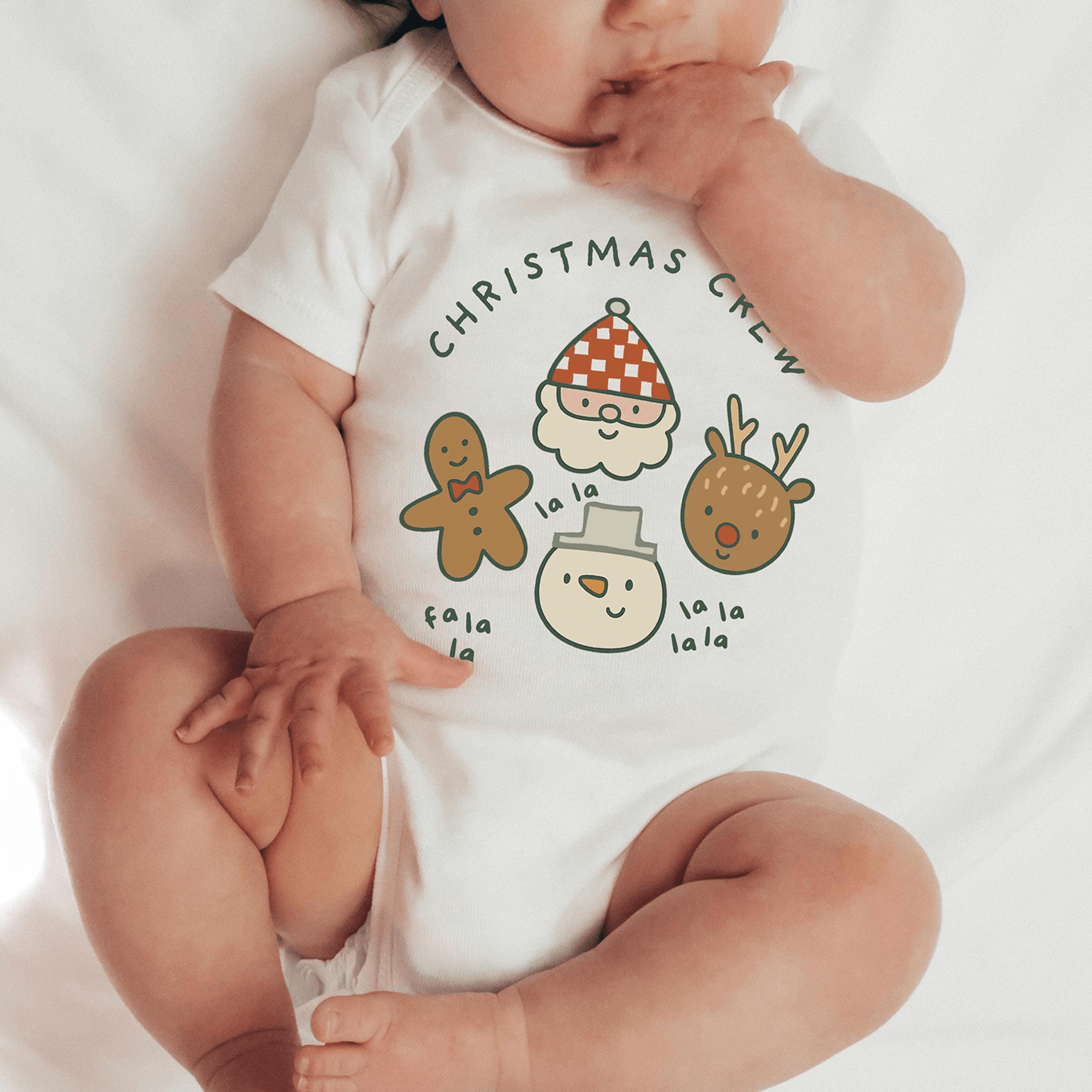 christmas crew kids sweatshirt, baby christmas romper, holiday crew outfit, matching family christmas apparel, festive w