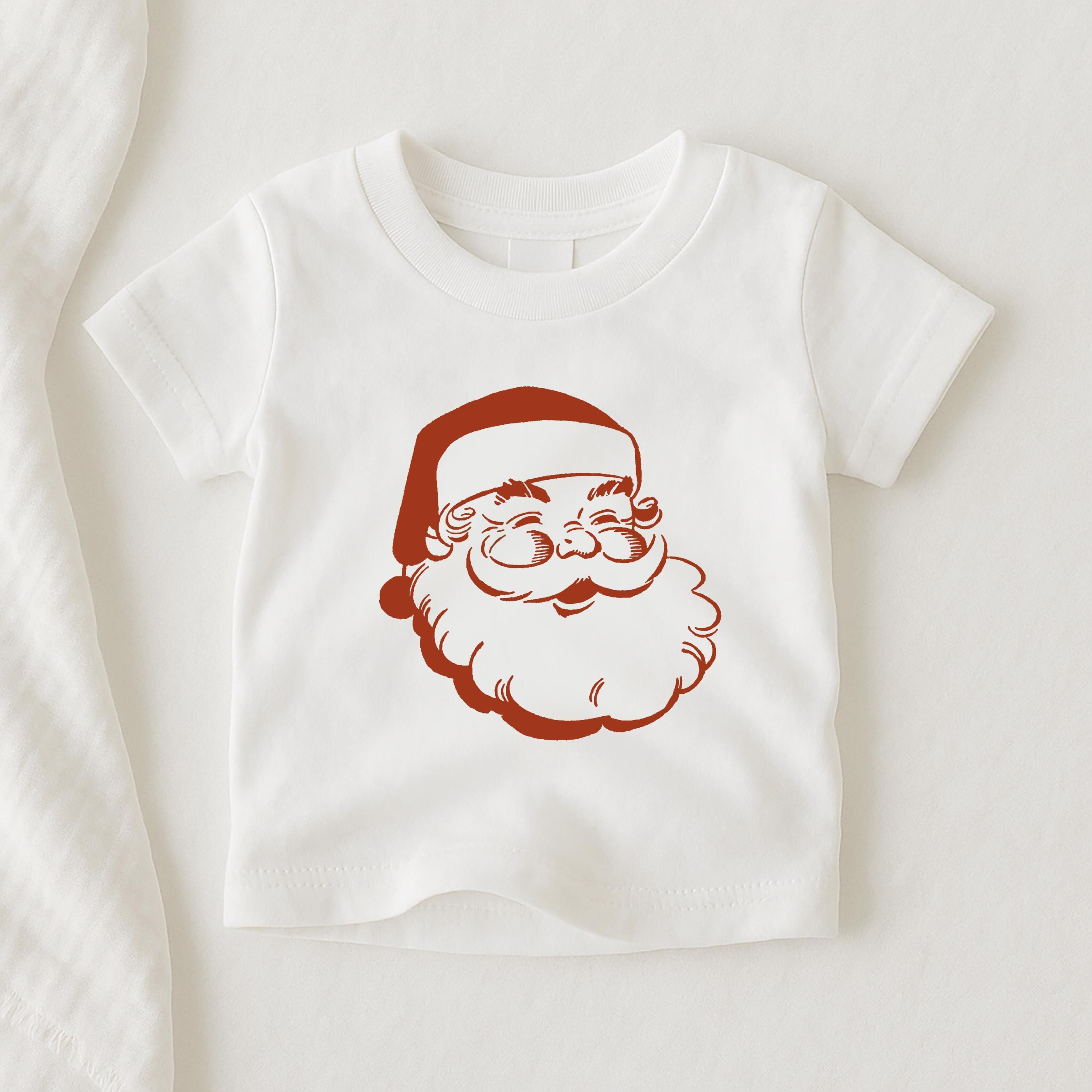 santa baby christmas romper, baby first christmas outfit, santa shirt baby bodysuit, holiday christmas onesie, festive i