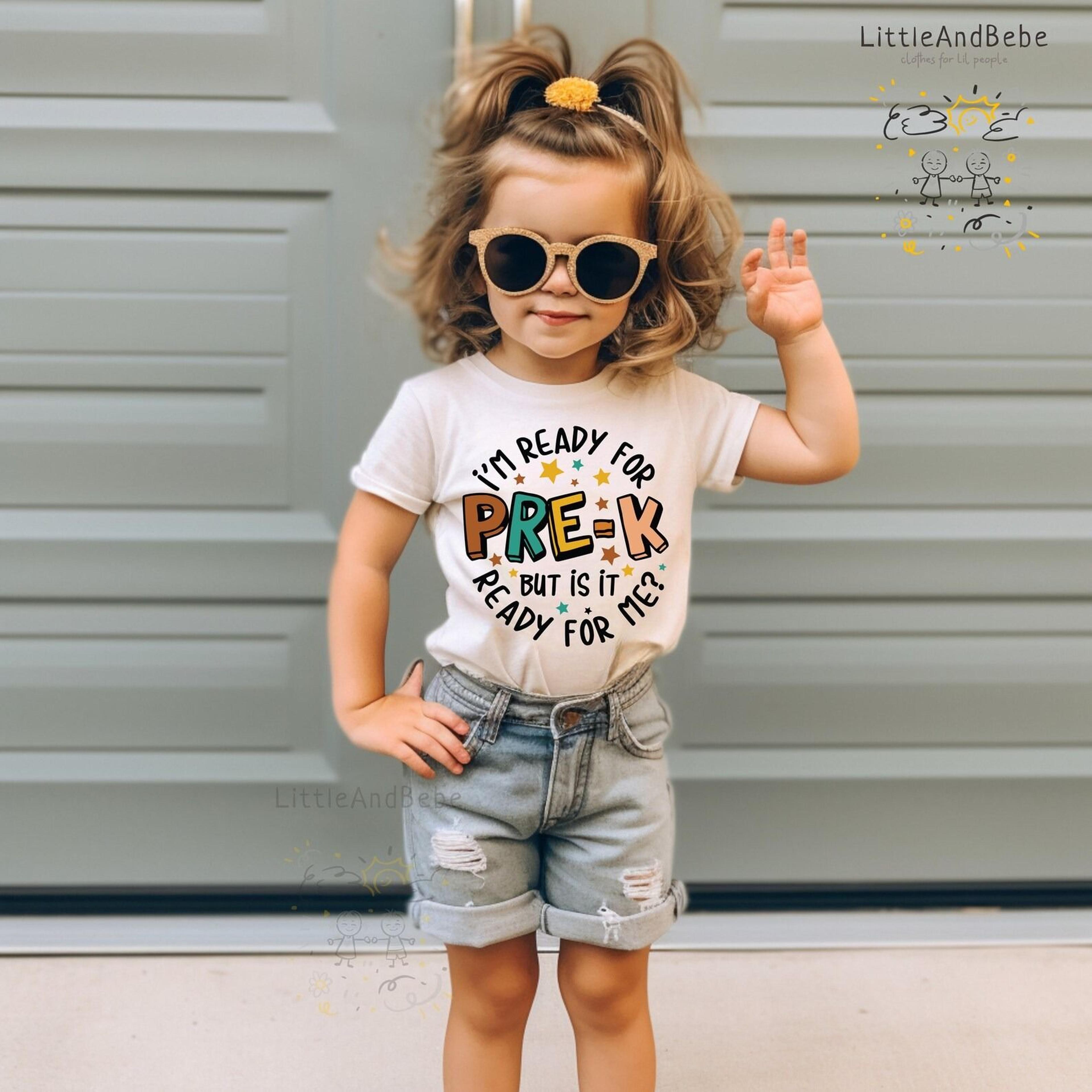 my happy to be in pre-k era shirt, first day of pre-k shirt, back to school toddler tee, preschool girl shirt, pre k out
