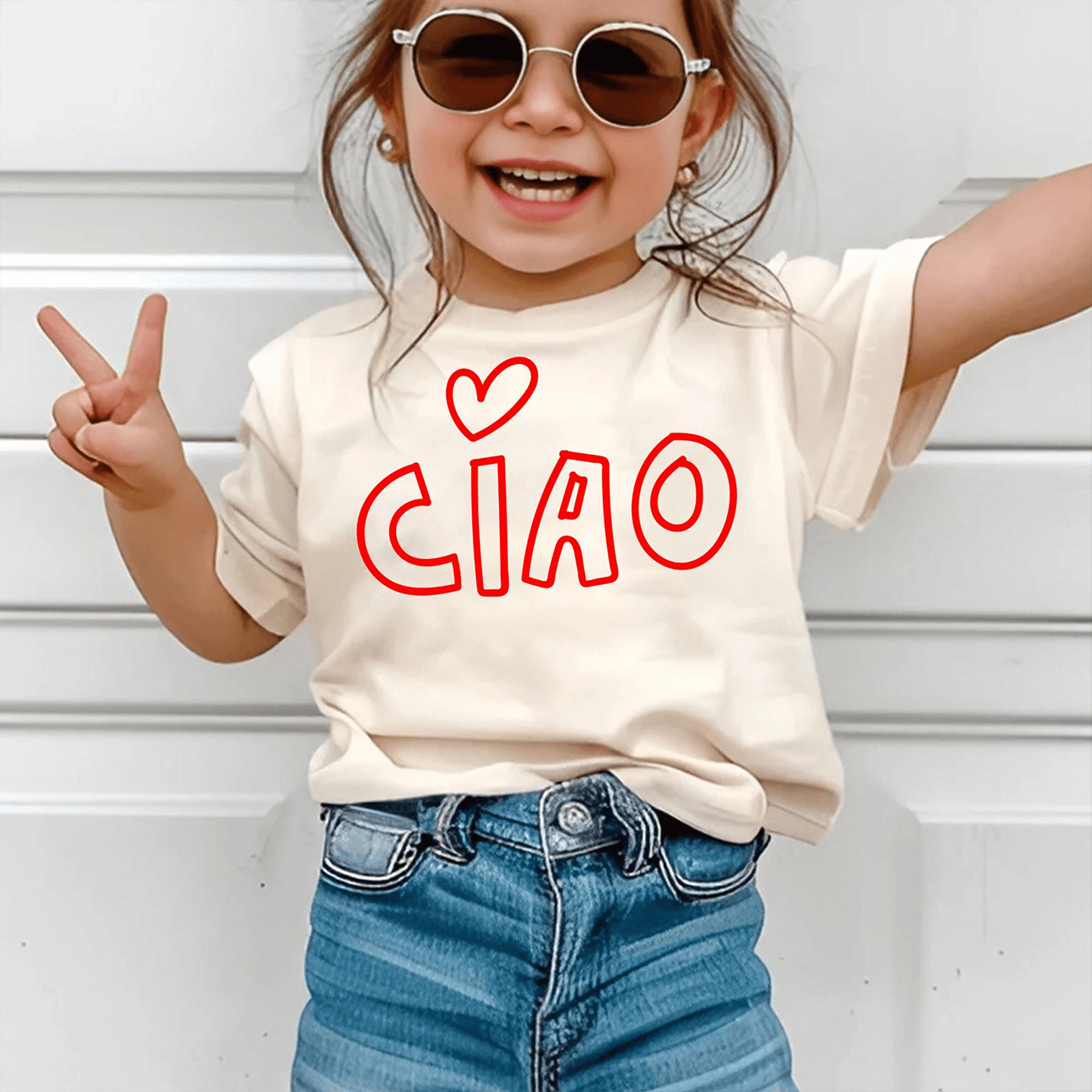 ciao toddler shirt, cute italian kids tee, italy vacation shirt for kids, trendy european toddler outfit, ciao shirt