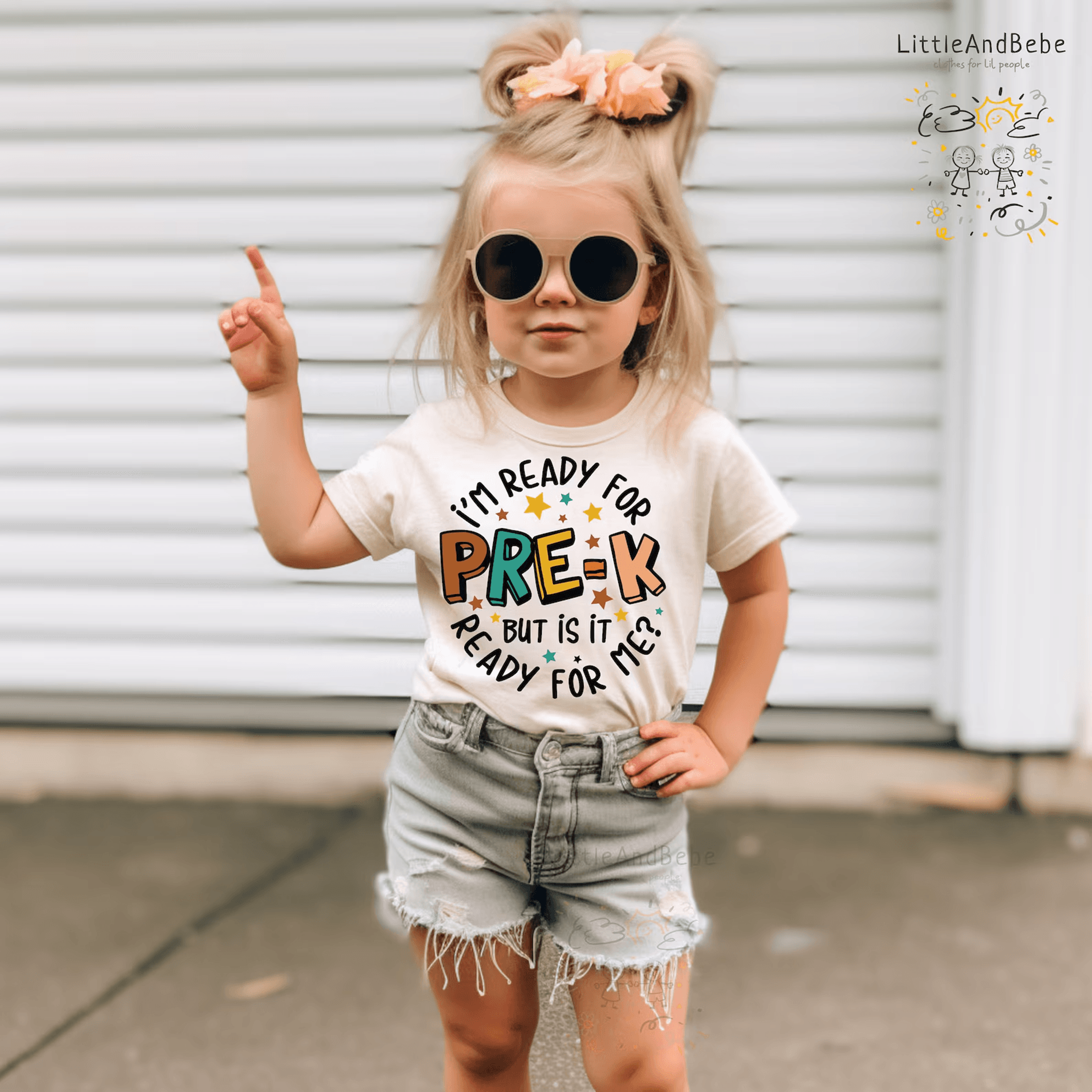i'm ready for pre-k shirt, first day of pre-k shirt, back to school toddler tee, funny pre k outfit, preschool student