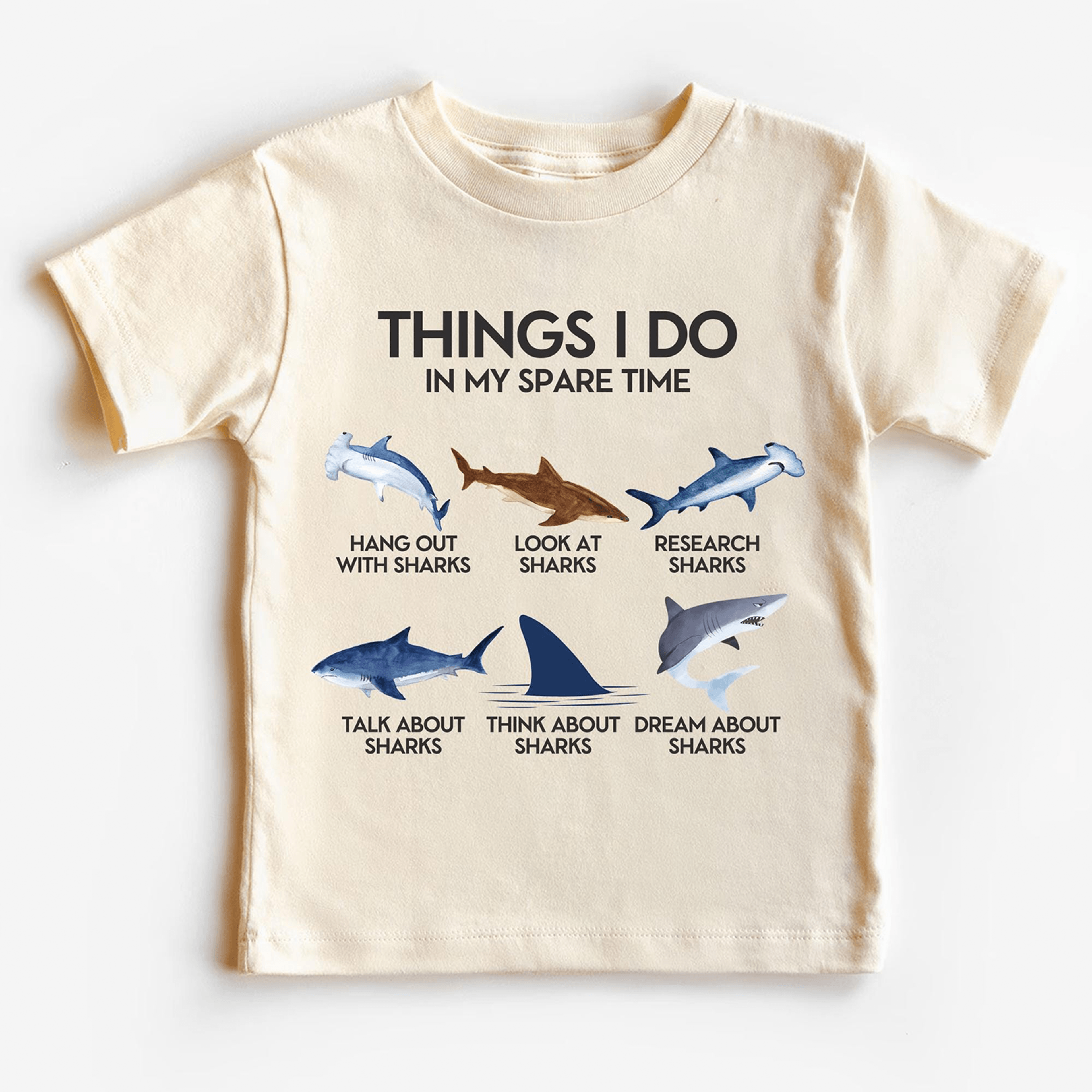 things i do in my spare time sharks shirt, shark lover kids sweatshirt, funny shark gift for boys and girls, ocean tee