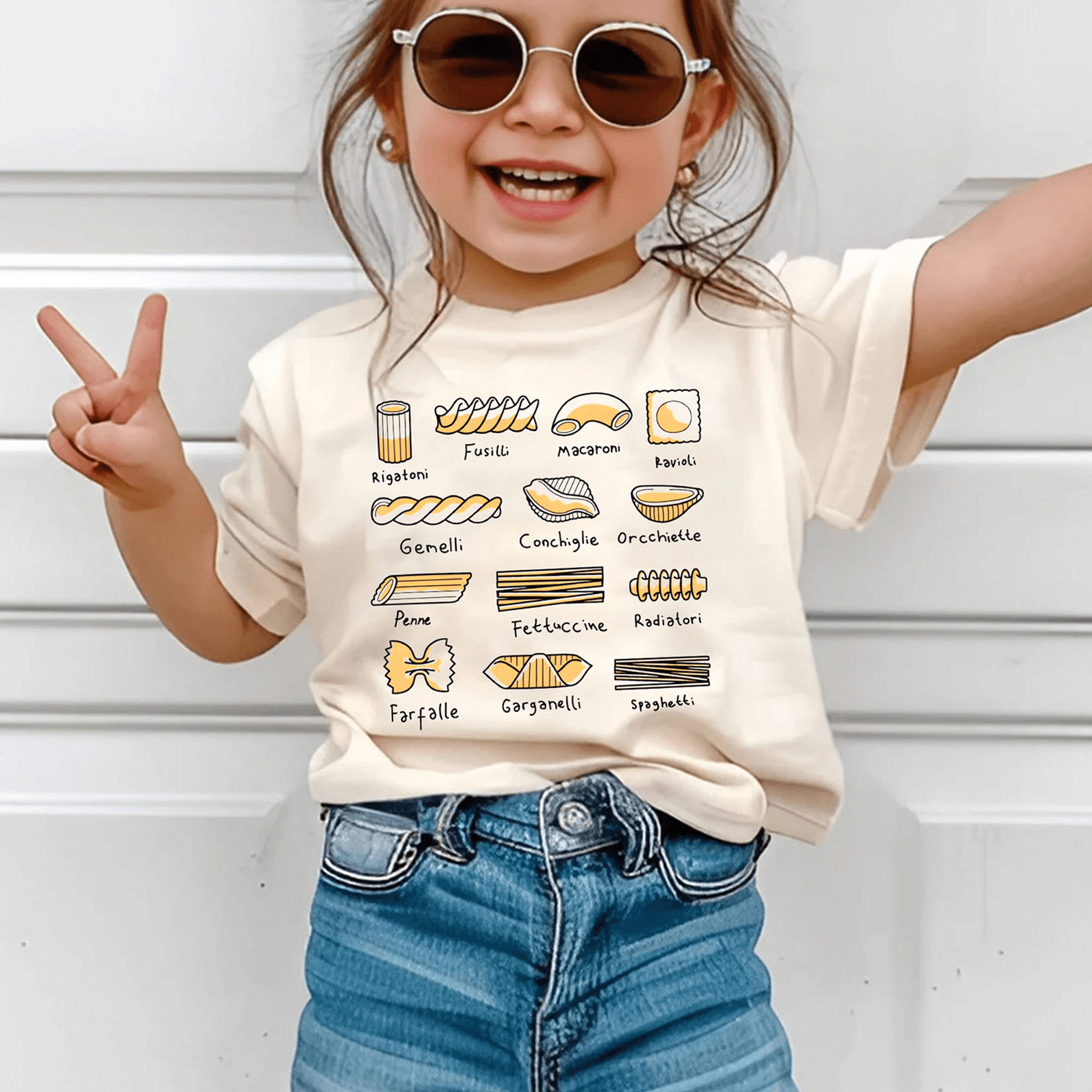 pasta shapes shirt, pasta types chart tee, italian food lover shirt, funny pasta guide shirt, foodie gift for kids