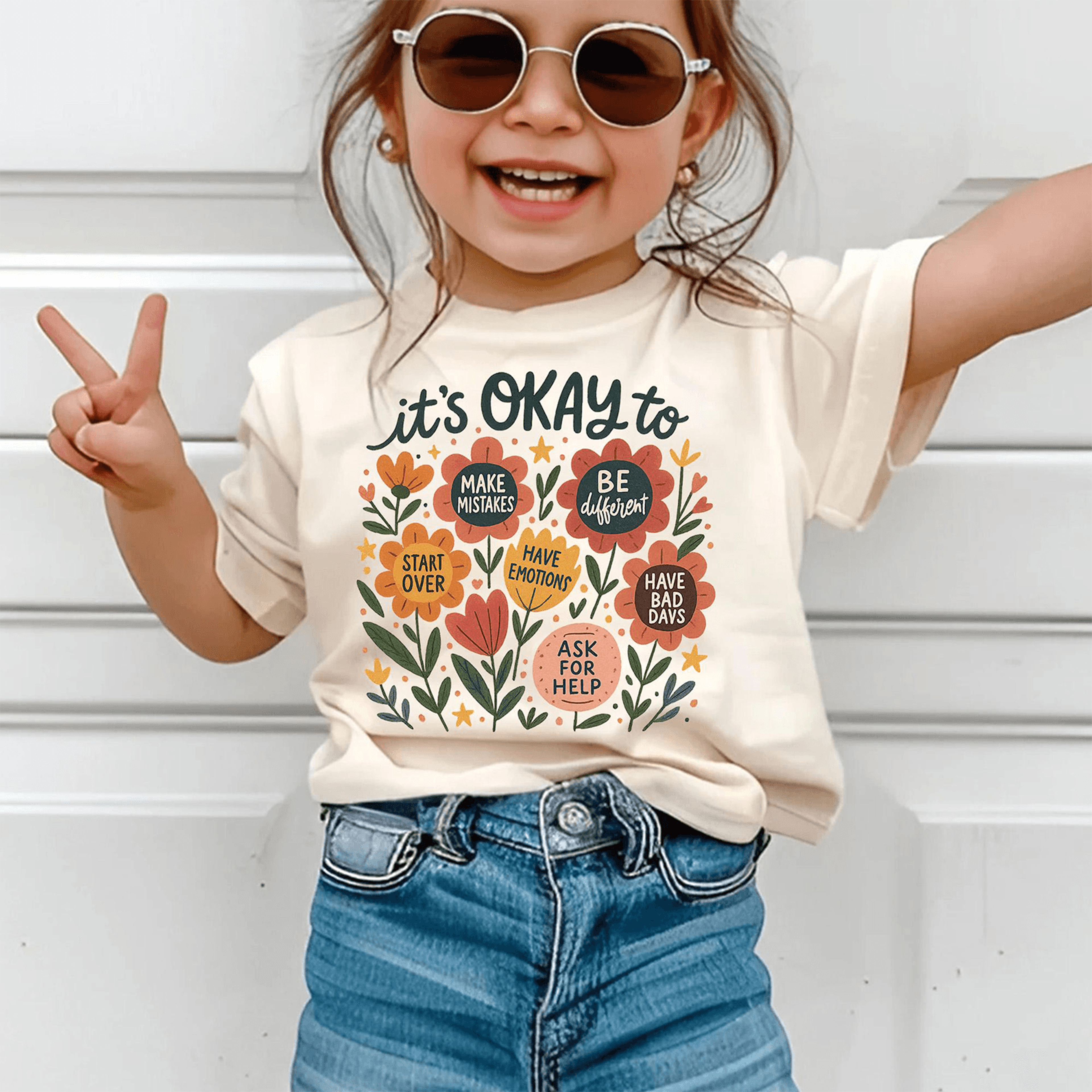 it's okay to make mistakes shirt, positive affirmation kids tee, growth mindset sweatshirt, mental health awareness gift
