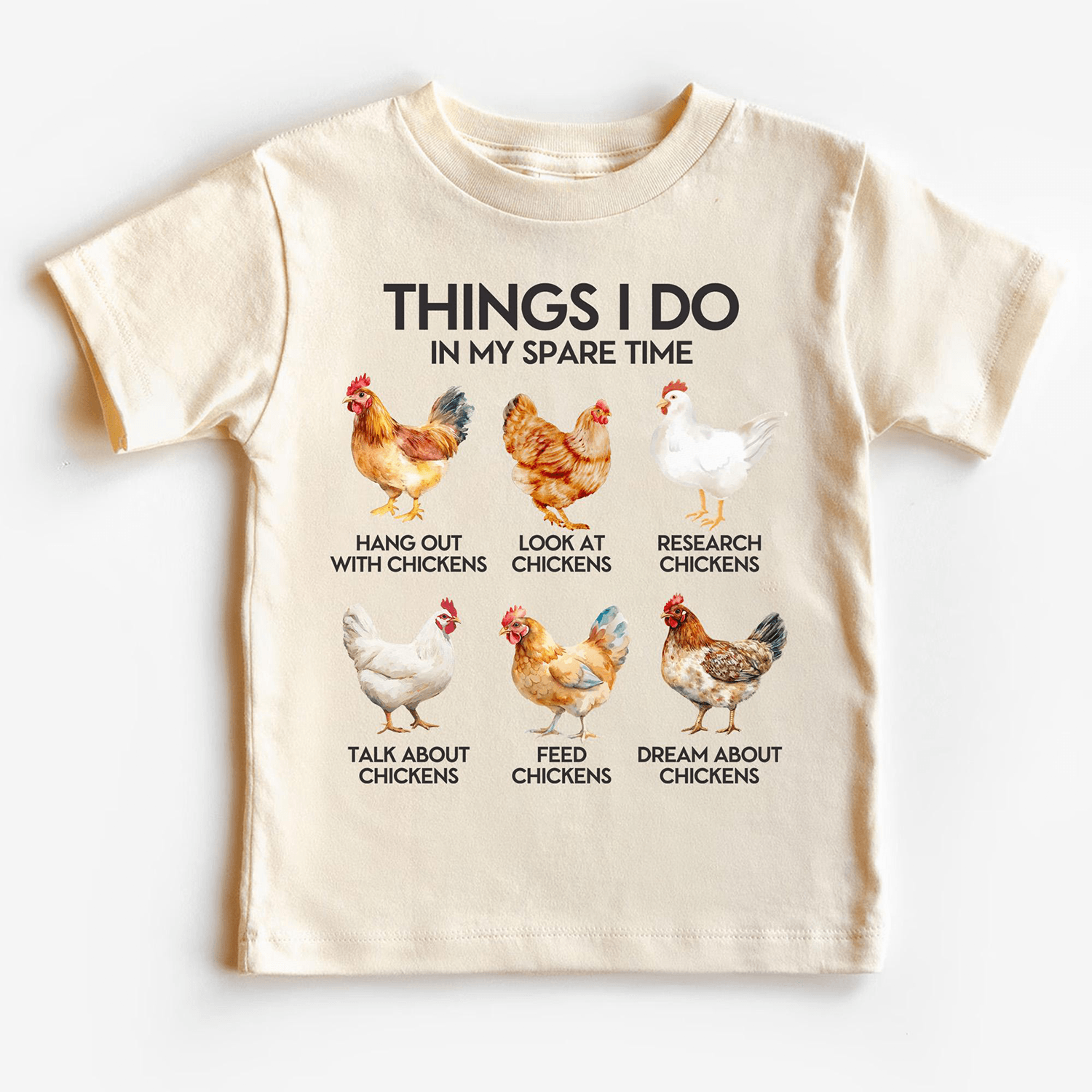 things i do in my spare time chickens shirt, chicken lover kids tee, backyard chicken keeper gift, farm life shirt