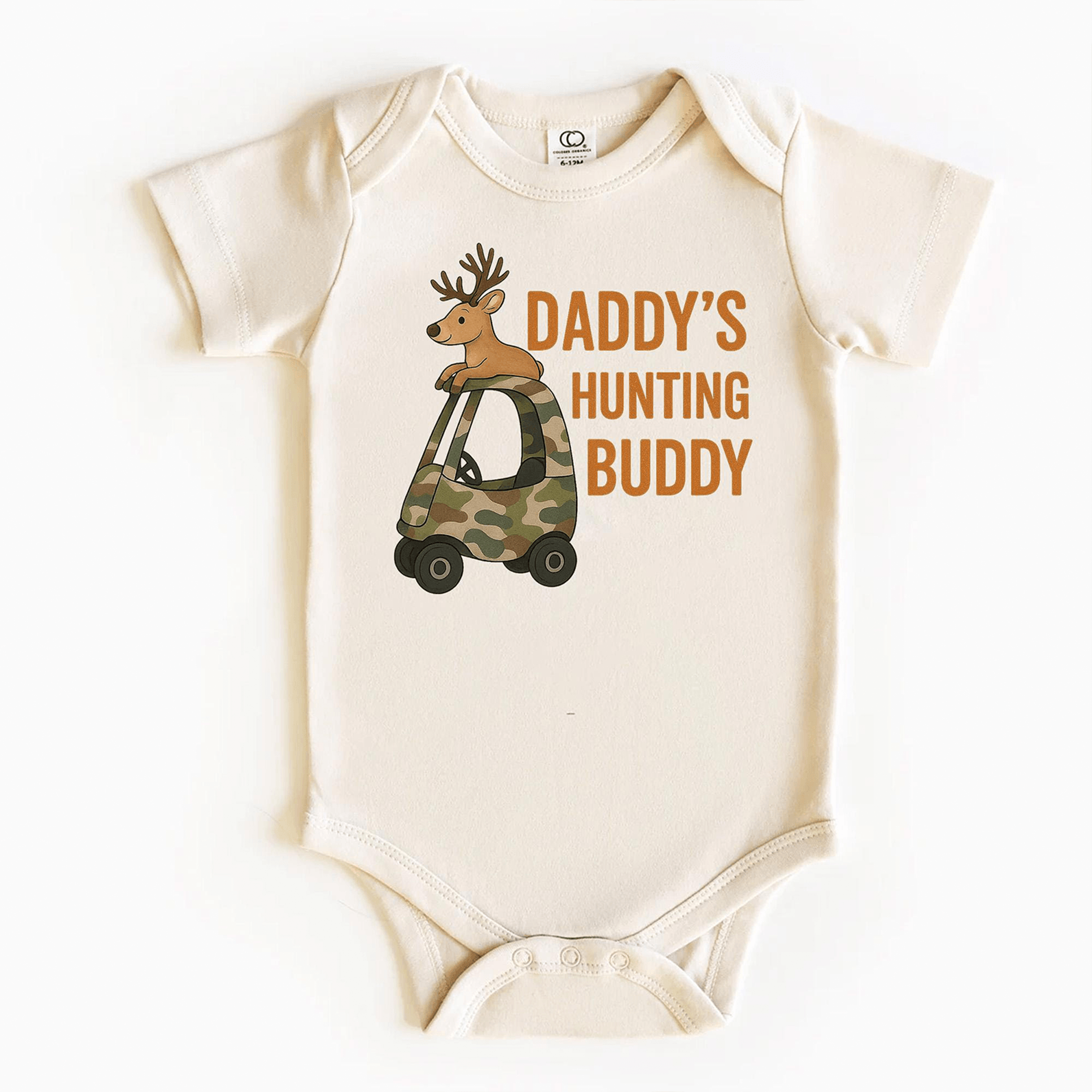 daddy's hunting buddy baby bodysuit, hunting baby outfit, baby boy hunting onesie, hunter dad gift, outdoor baby shirt