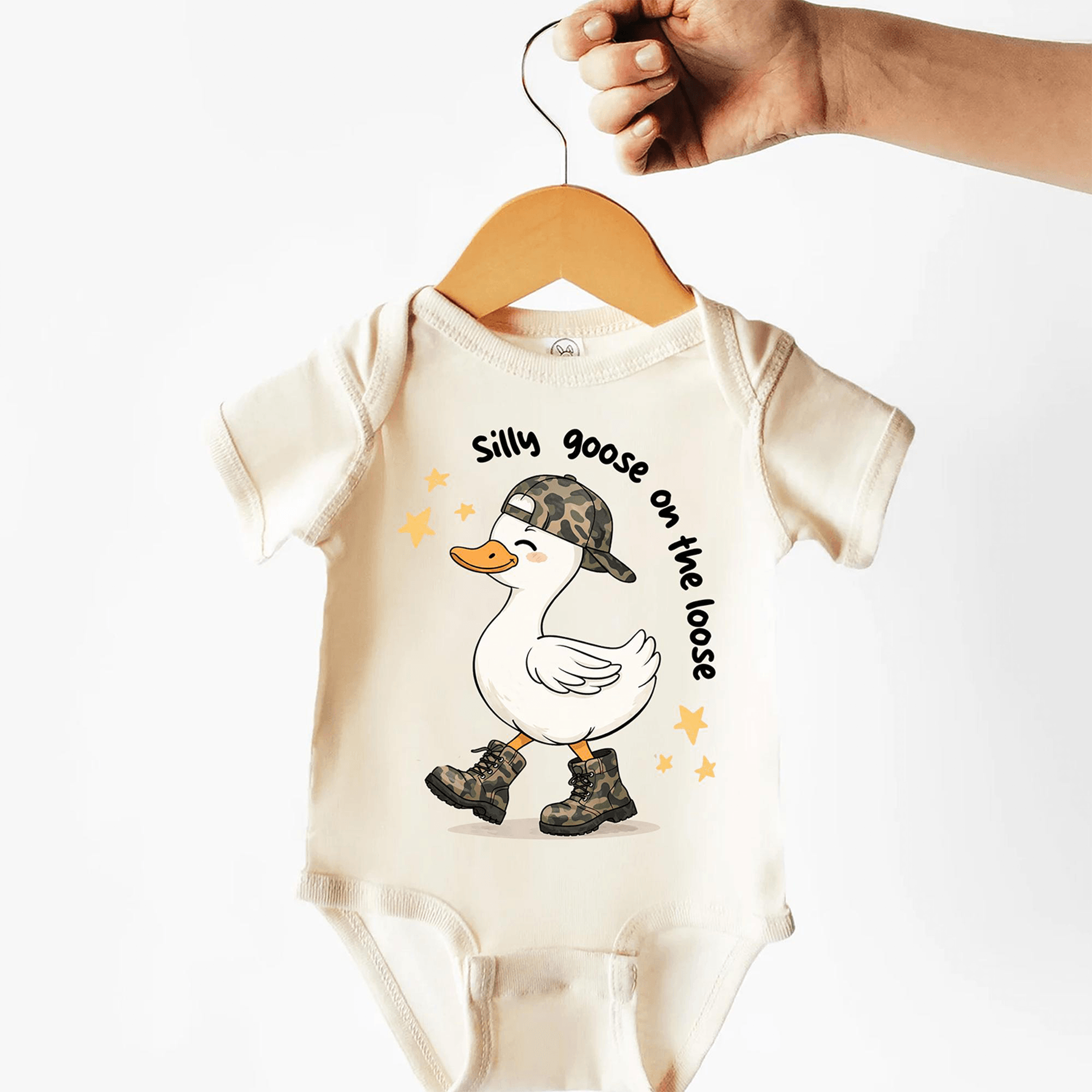 silly goose on the loose toddler shirt, funny goose kids tee, cute farm animal shirt, playful toddler gift for boys girl