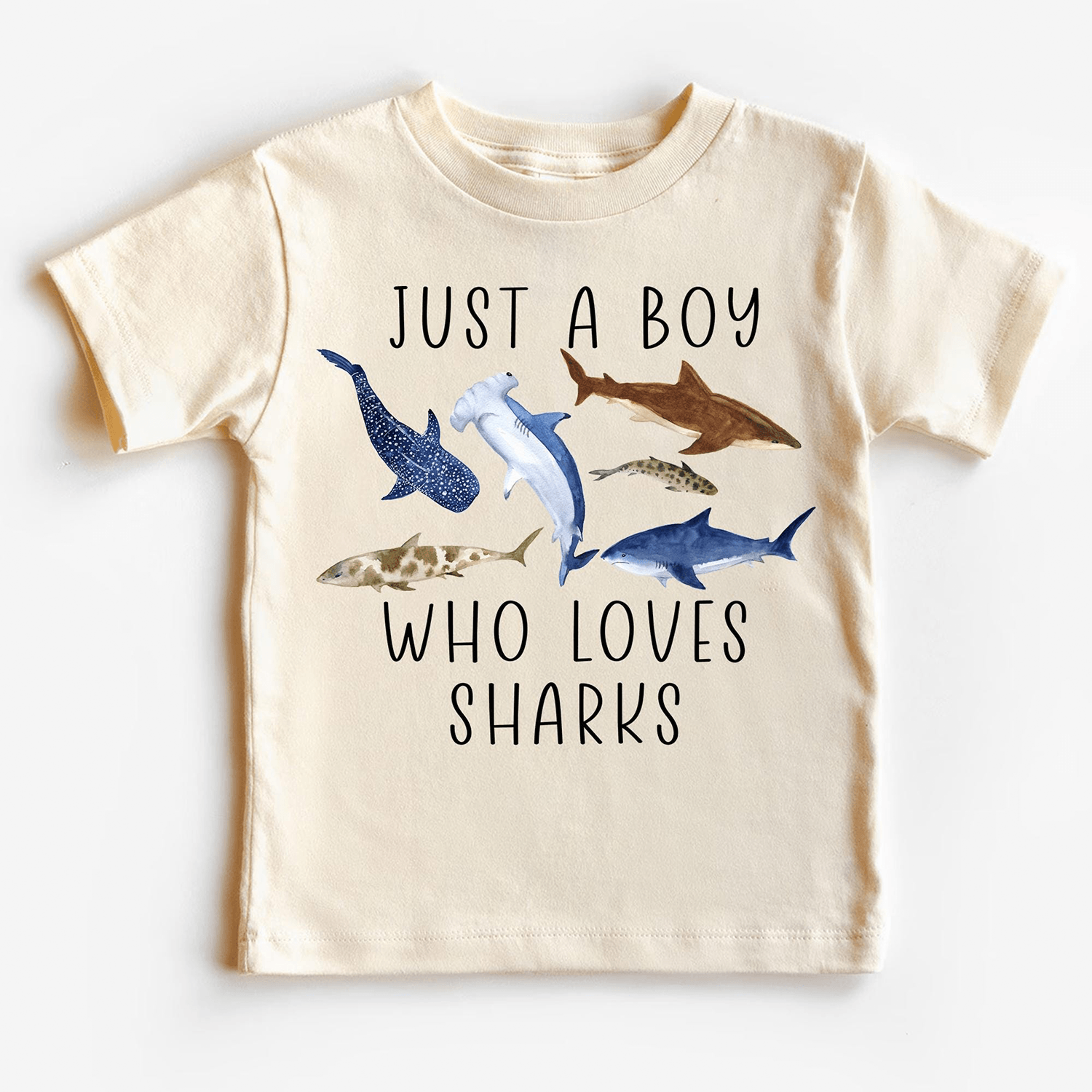 just a boy who loves sharks sweatshirt, shark lover kids shirt, ocean animal gift for boys, marine life sweatshirt