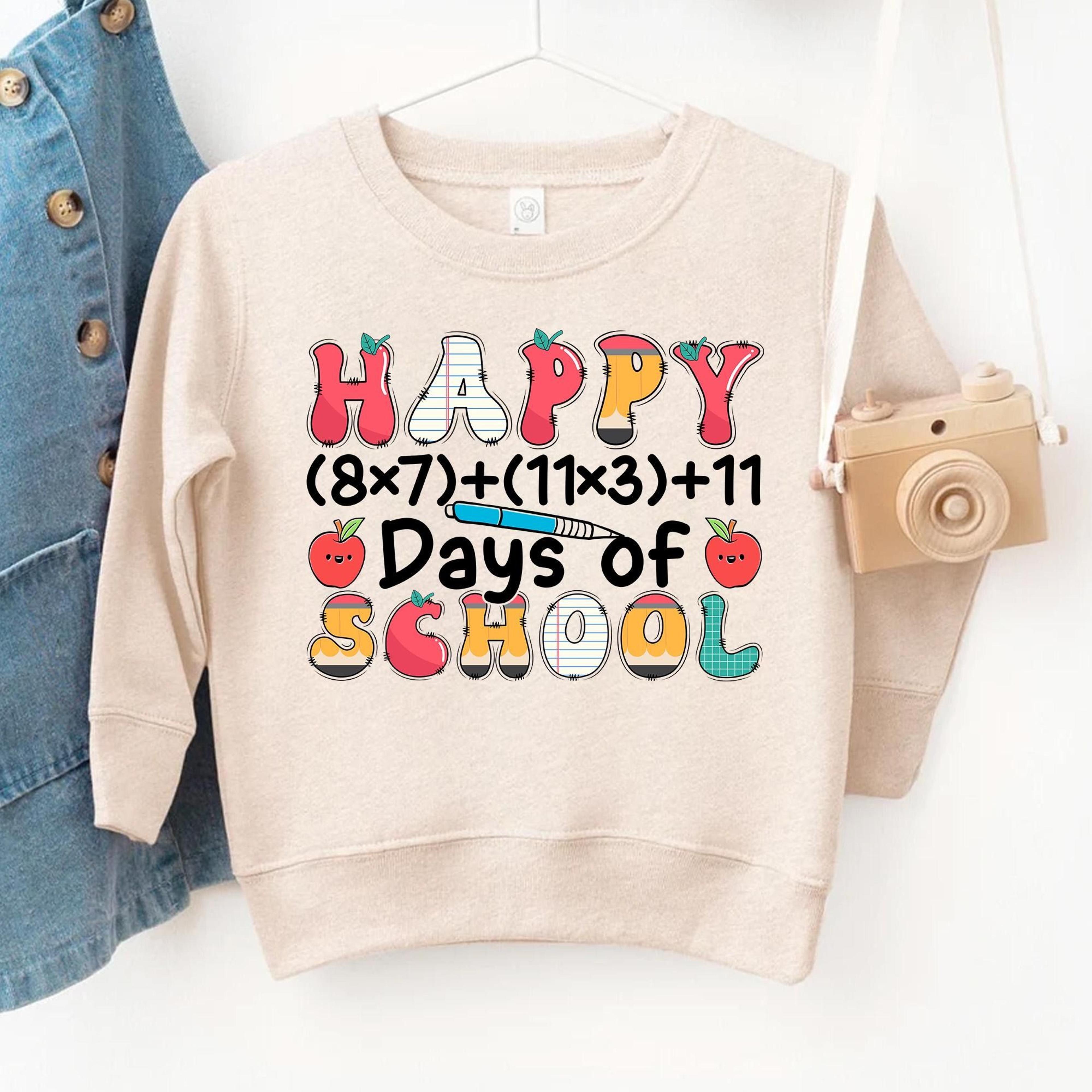 100 days of school math shirt, funny 100th day school sweatshirt, teacher math celebration shirt, kids school party out