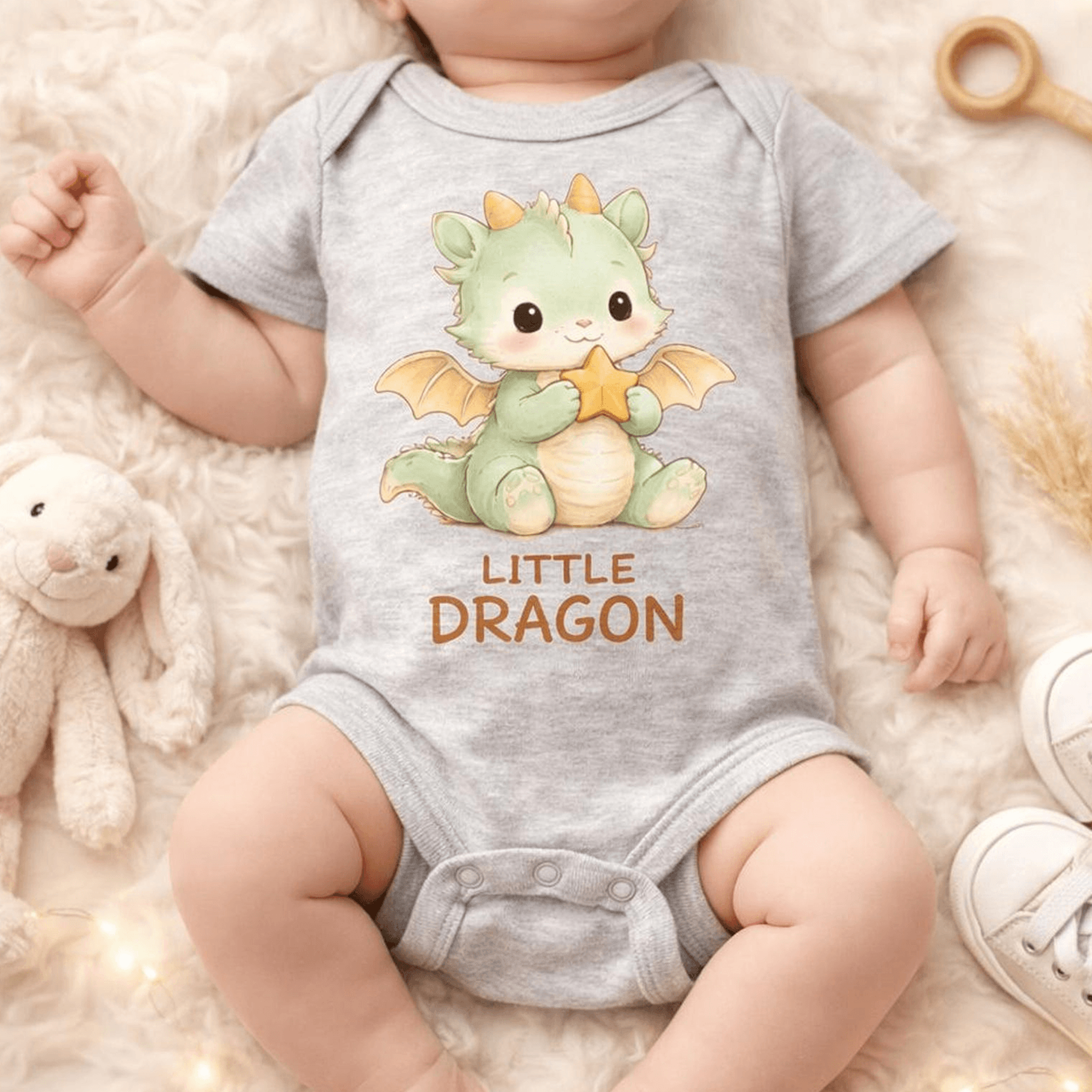 cute dragon baby bodysuit fantasy infant bodysuit medieval baby clothes baby shower gift newborn romper toddler outfit
