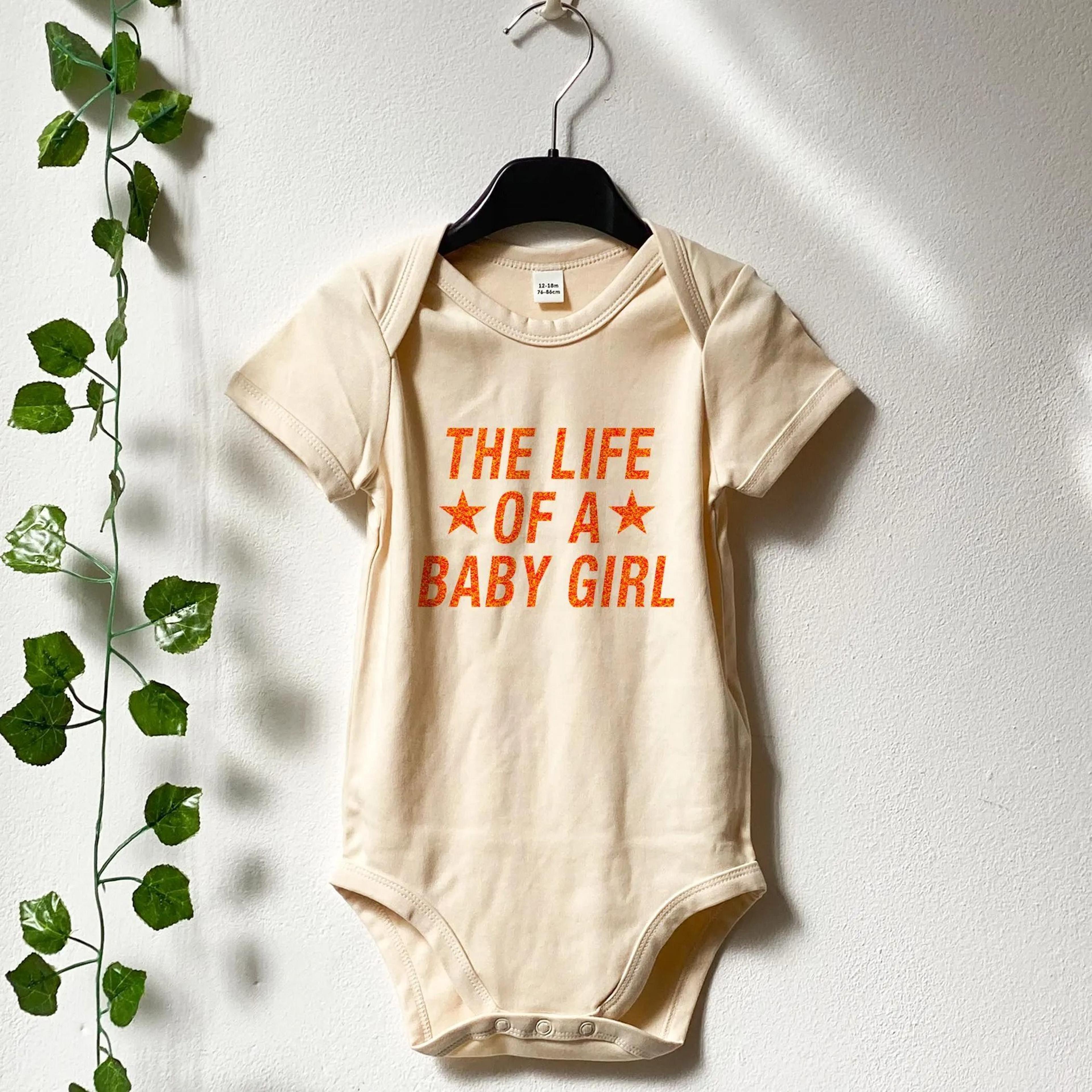the life of a baby girl bodysuit, baby girl announcement outfit, newborn girl romper, baby shower gift, infant onesie