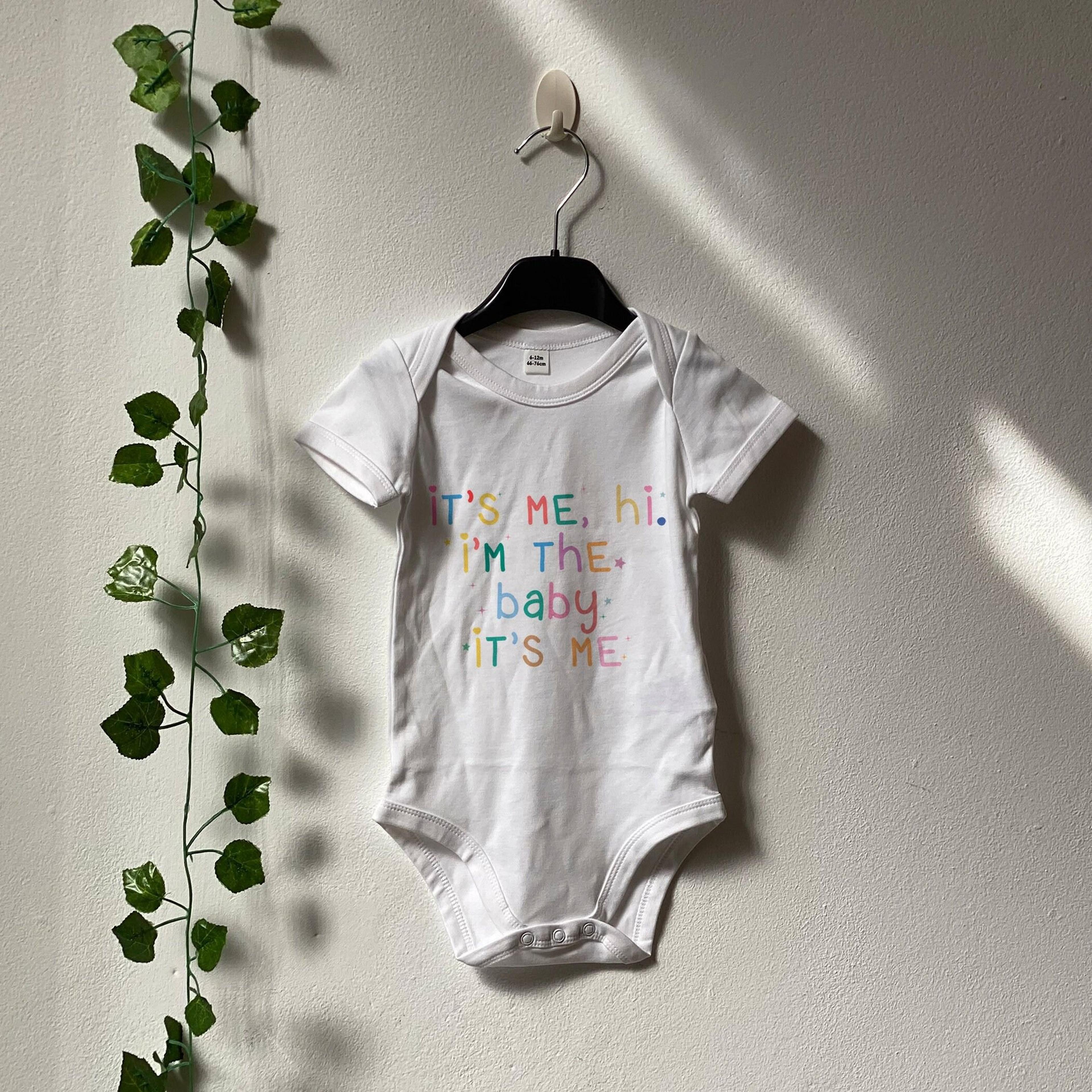it's me hi i'm the baby it's me shirt, funny baby tee, pop culture baby gift, cute toddler shirt, baby shower present