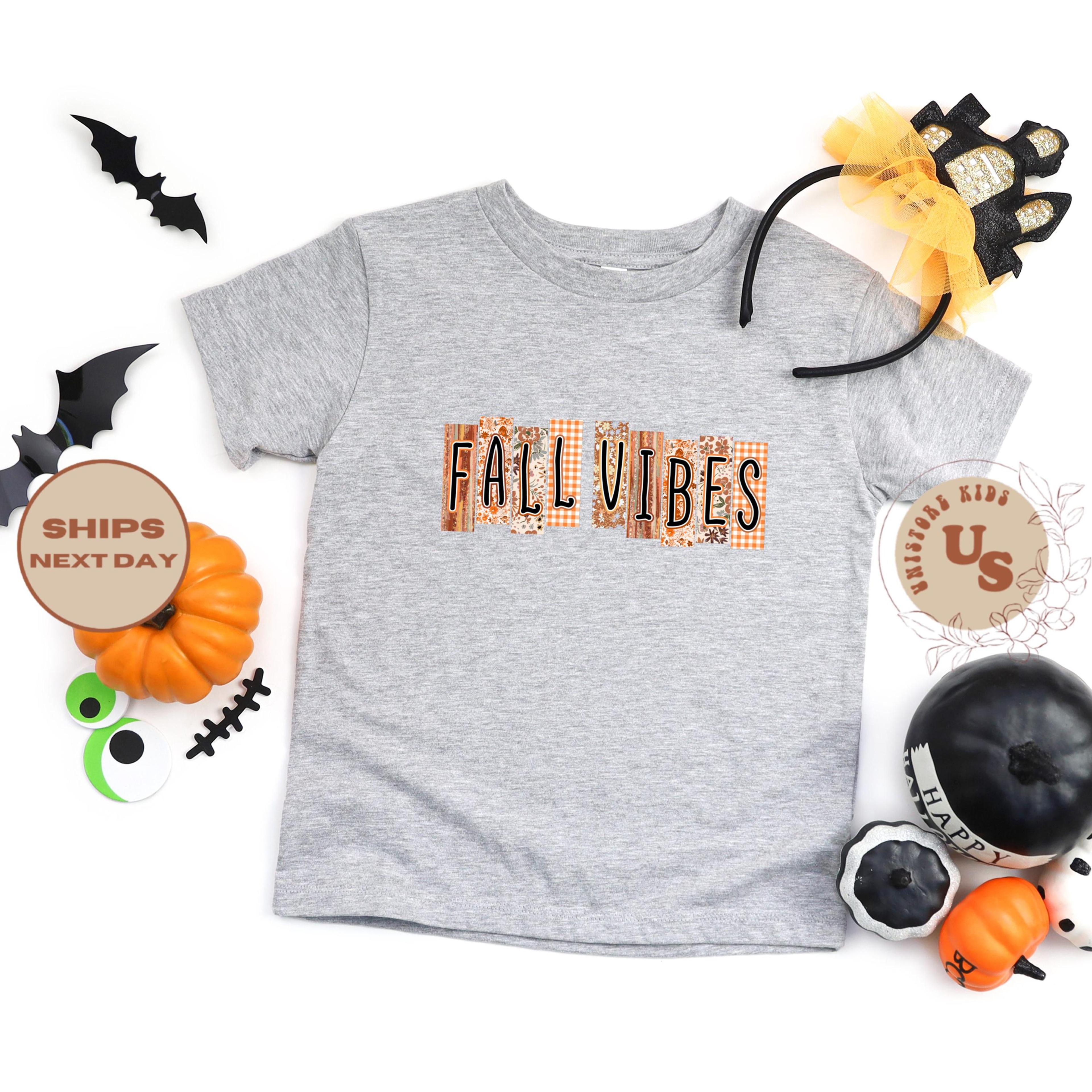 thankful kids t-shirt, thanksgiving shirt for kids, cozy season tee, fall kids outfit, autumn graphic t-shirt