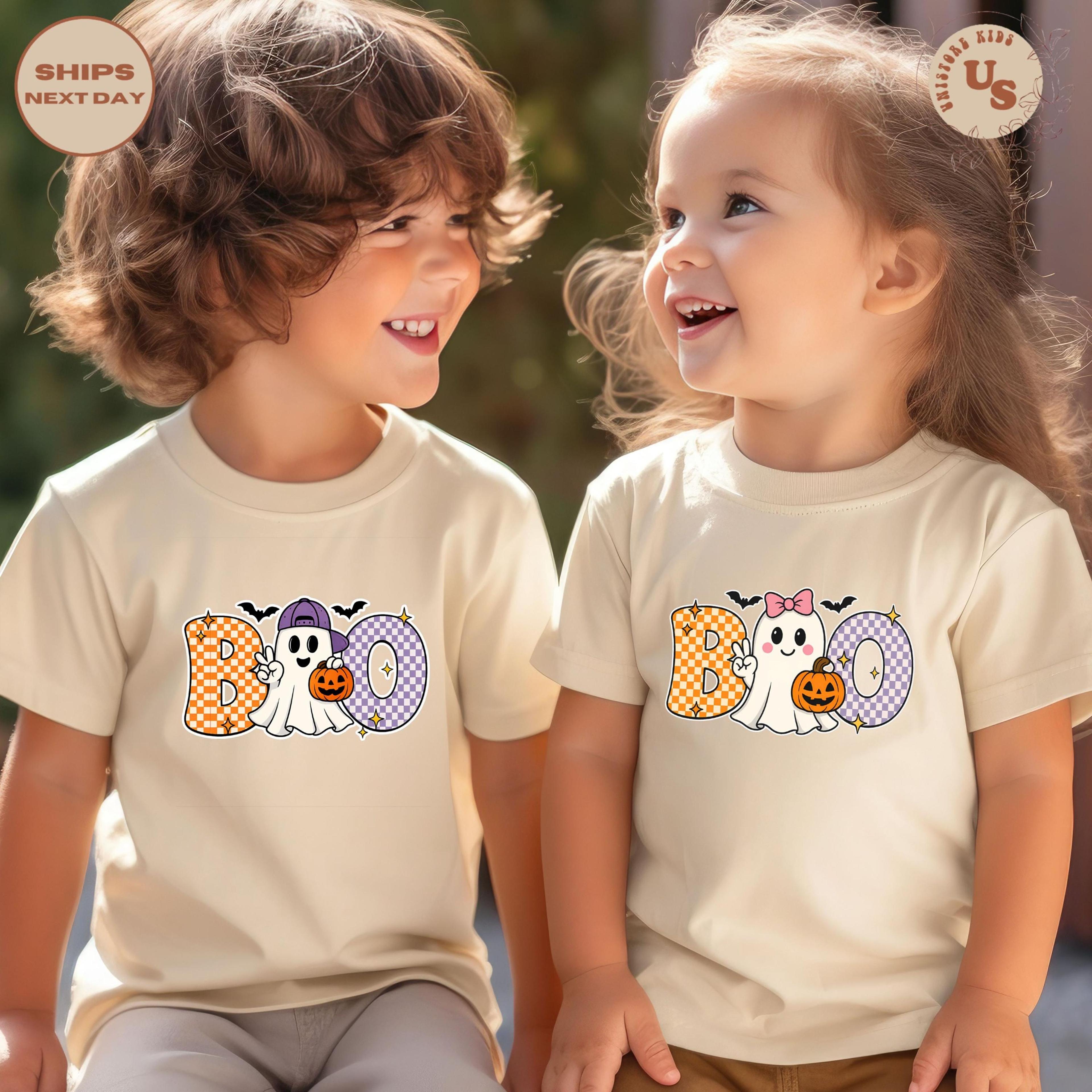 boo ghost toddler sweatshirt, cute halloween kids crewneck, girl ghost fall sweatshirt, spooky season outfit, pumpkin pa