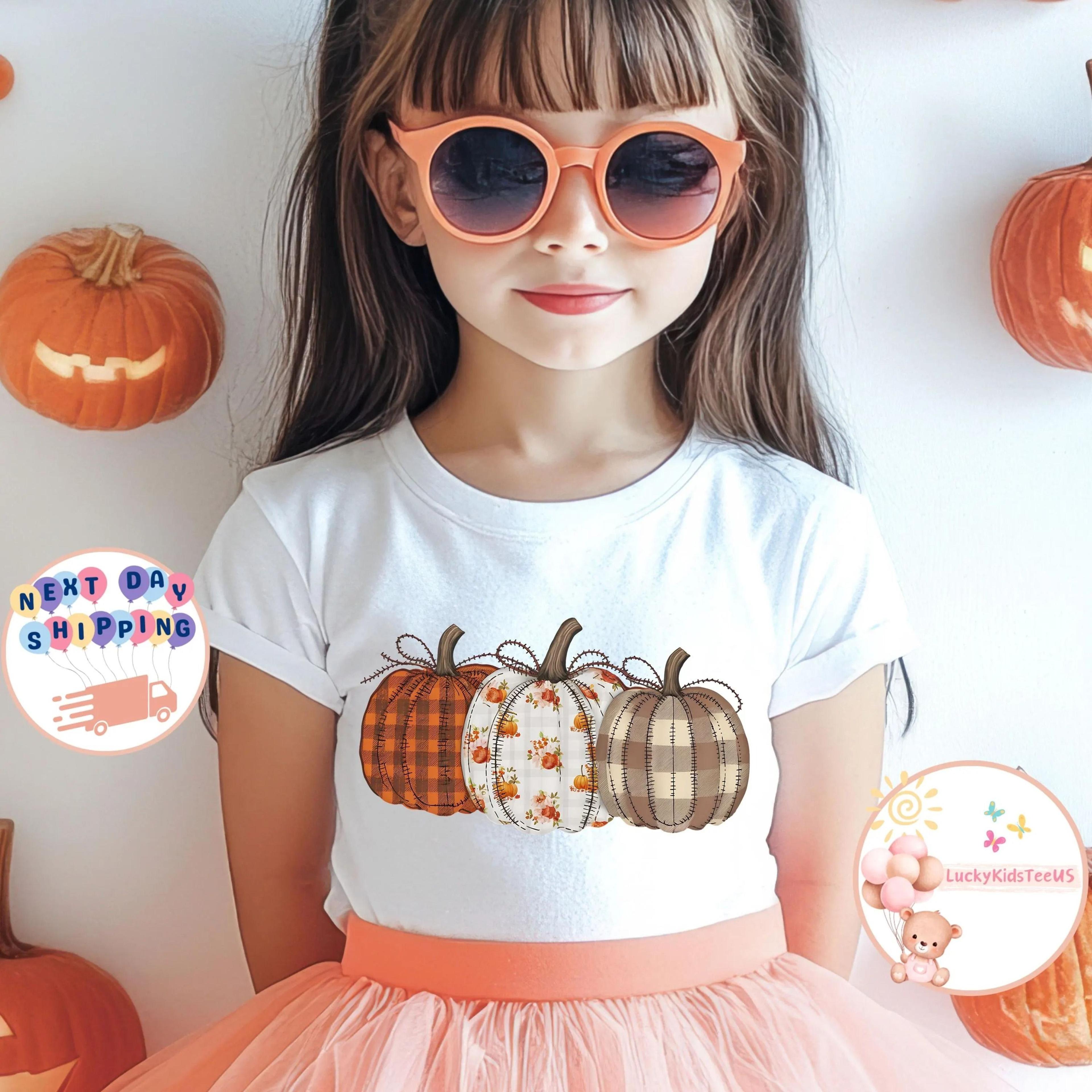 fall pumpkin shirt kids pumpkin tee plaid pumpkin toddler fall top pumpkin patch tee thanksgiving kid autumn sweatshirt