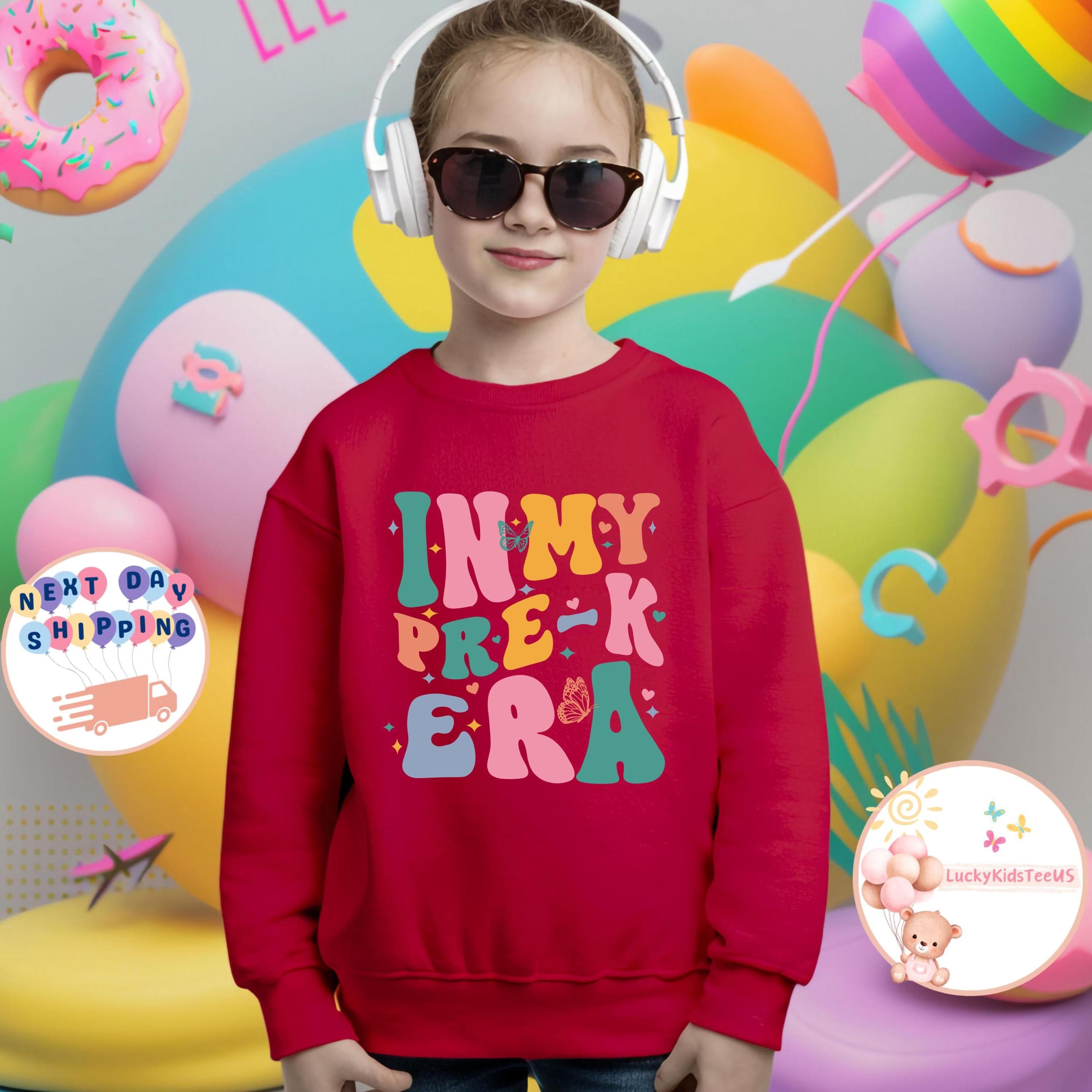 in my pre-k era kids t-shirt, pre k back to school tee, first day of preschool shirt, retro preschool kids t-shirt