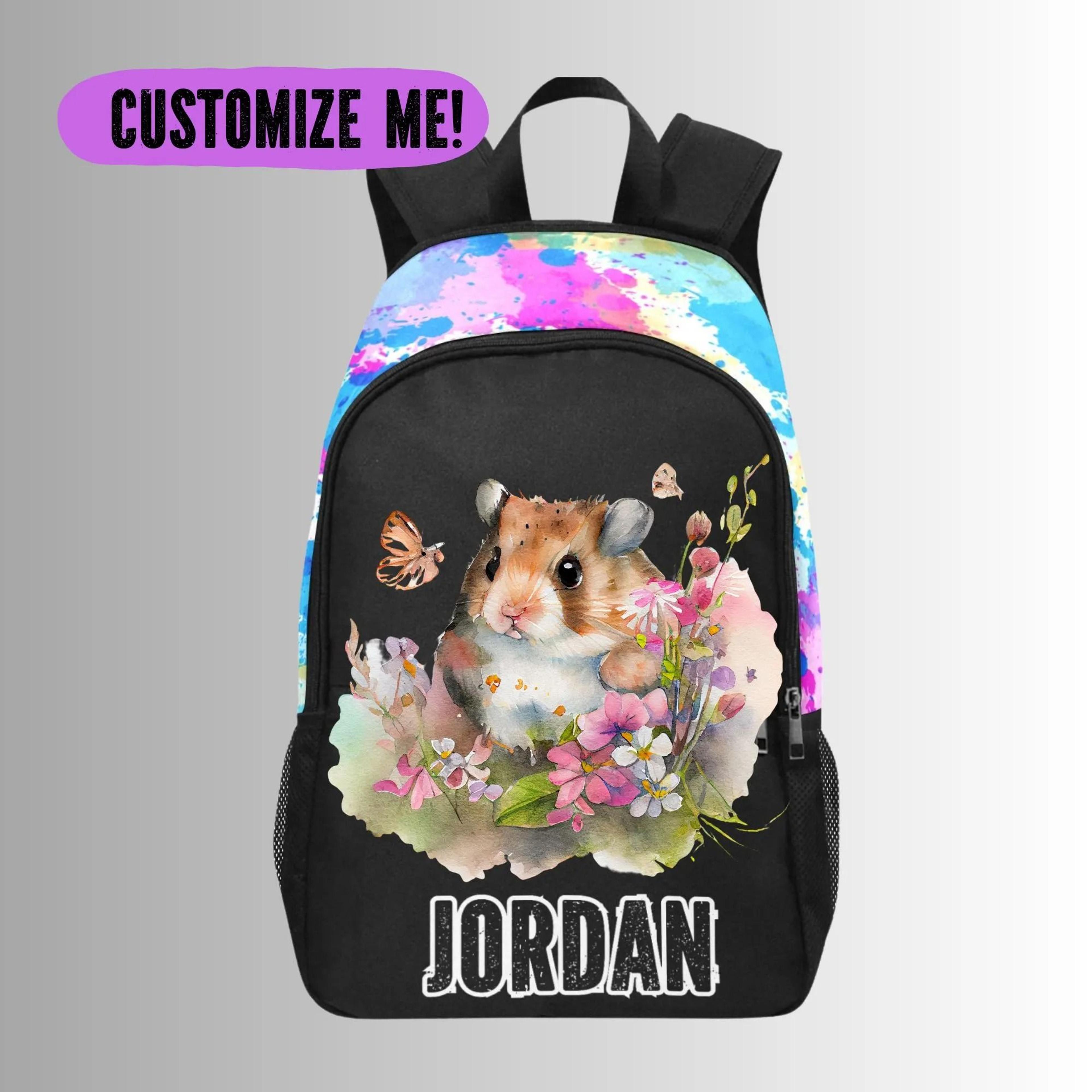 polar bear backpack polar bear bag personalized bag custom name bag boys bear backpack kids backpack dabbing polar bear