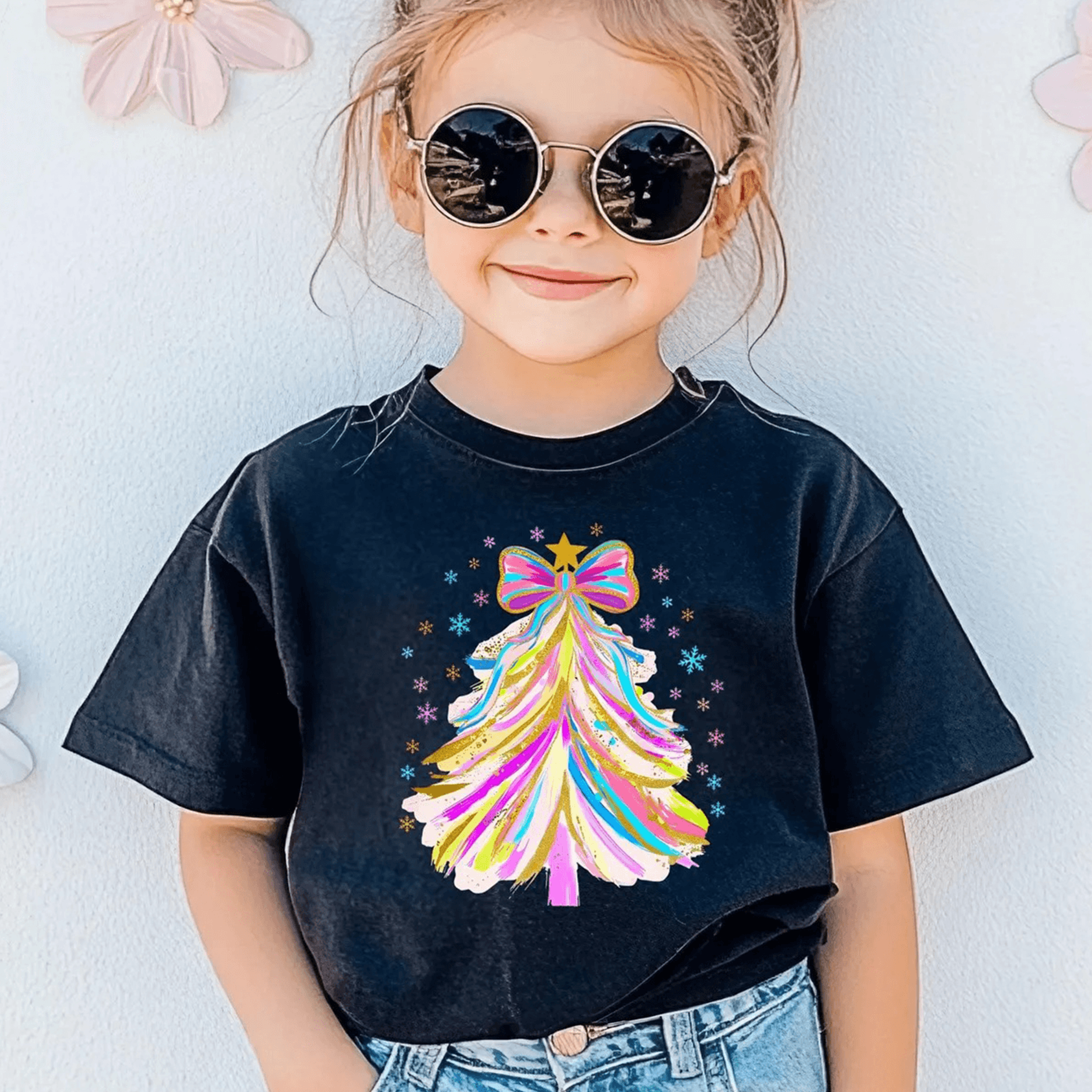 personalized reindeer baby romper & kids t-shirt, custom christmas name outfit, cute deer holiday gift