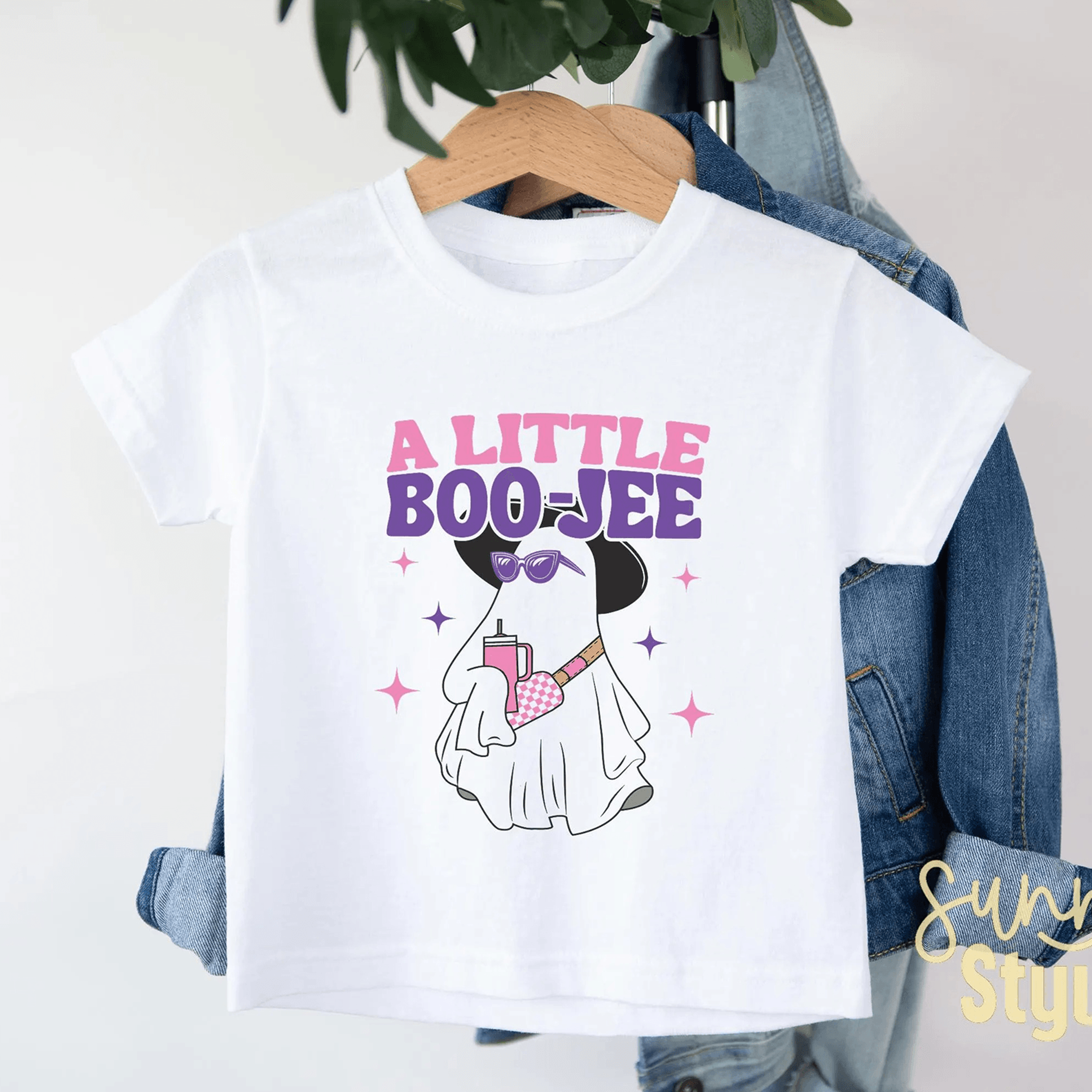 a little boo-jee baby romper, funny ghost baby bodysuit, kids halloween shirt, cute toddler fall outfit