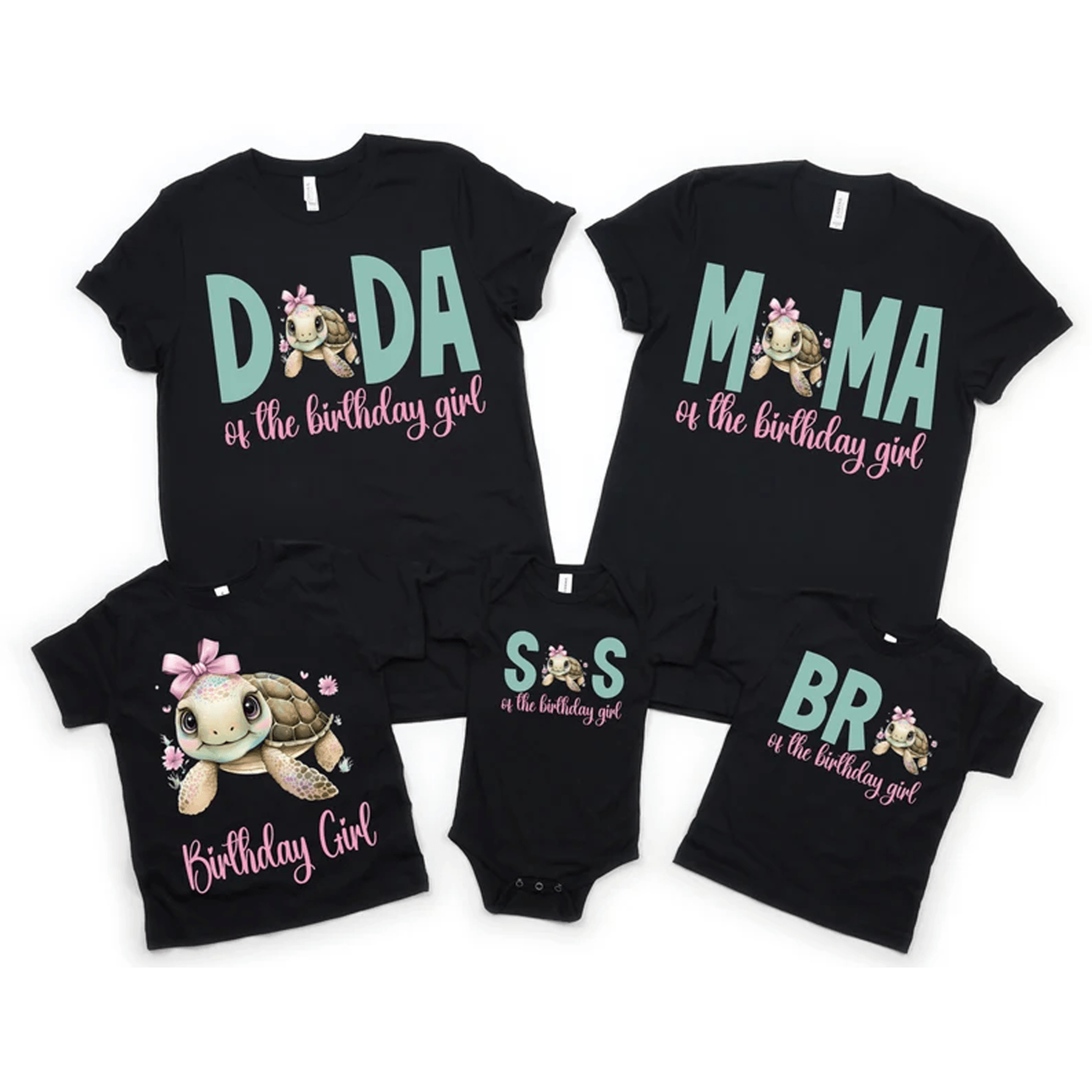turtle family birthday shirts, matching turtle birthday shirts, personalized birthday family shirts, custom turtle party
