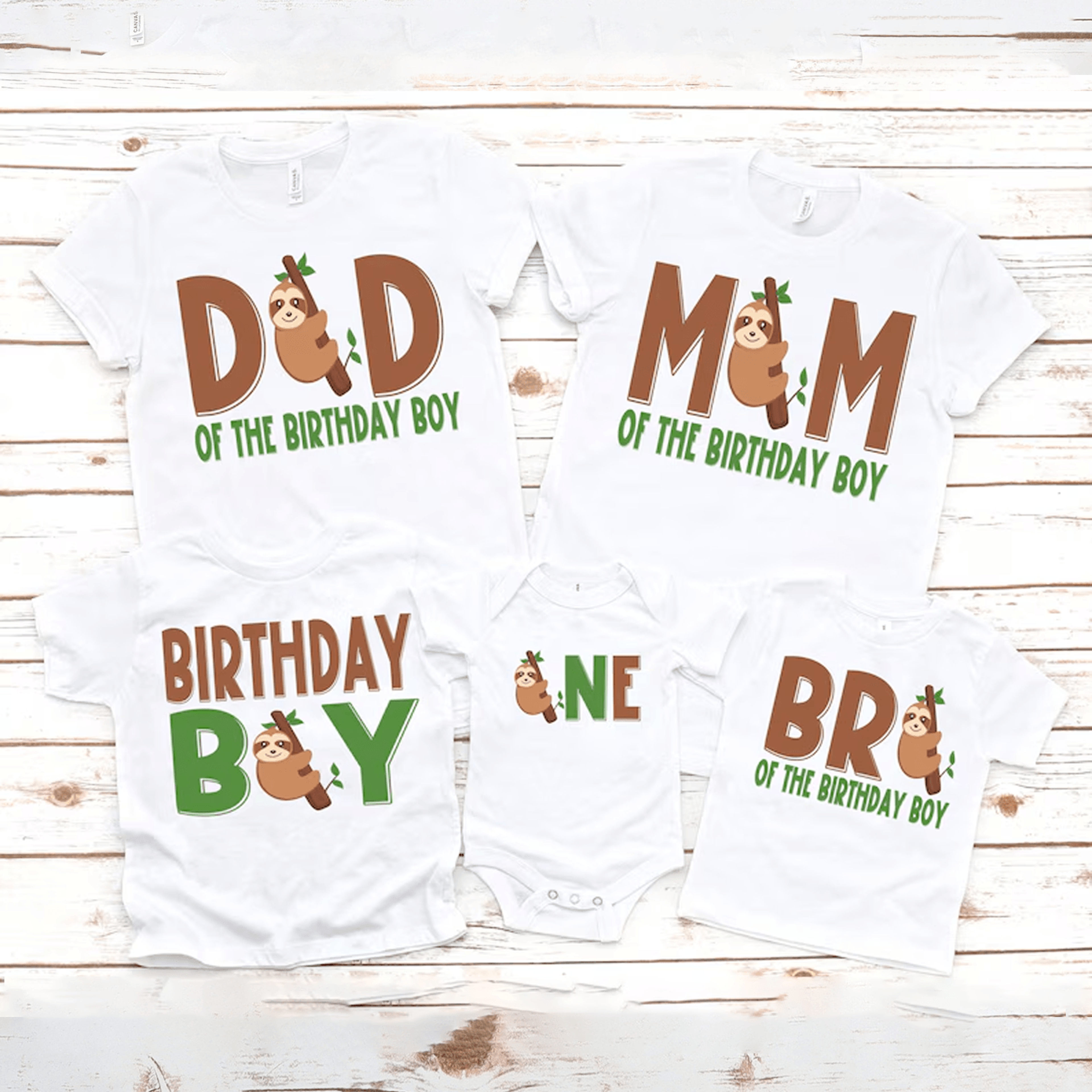 family sloth matching birthday shirts, personalized sloth birthday boy shirt, custom family birthday outfit, sloth party