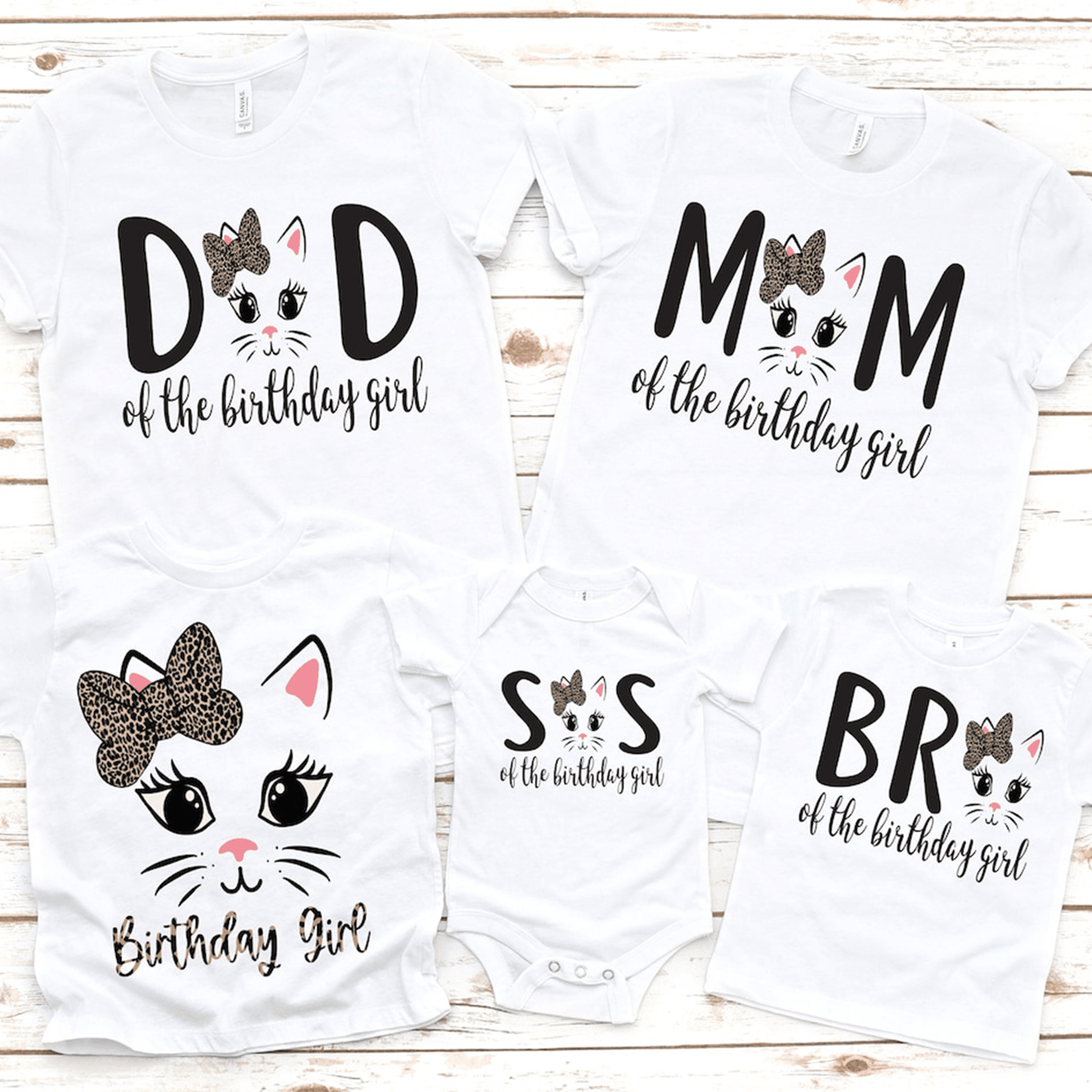 kitty cat birthday girl shirt, family kitty cat birthday shirt, personalized cat birthday tee, cute birthday outfit, mat