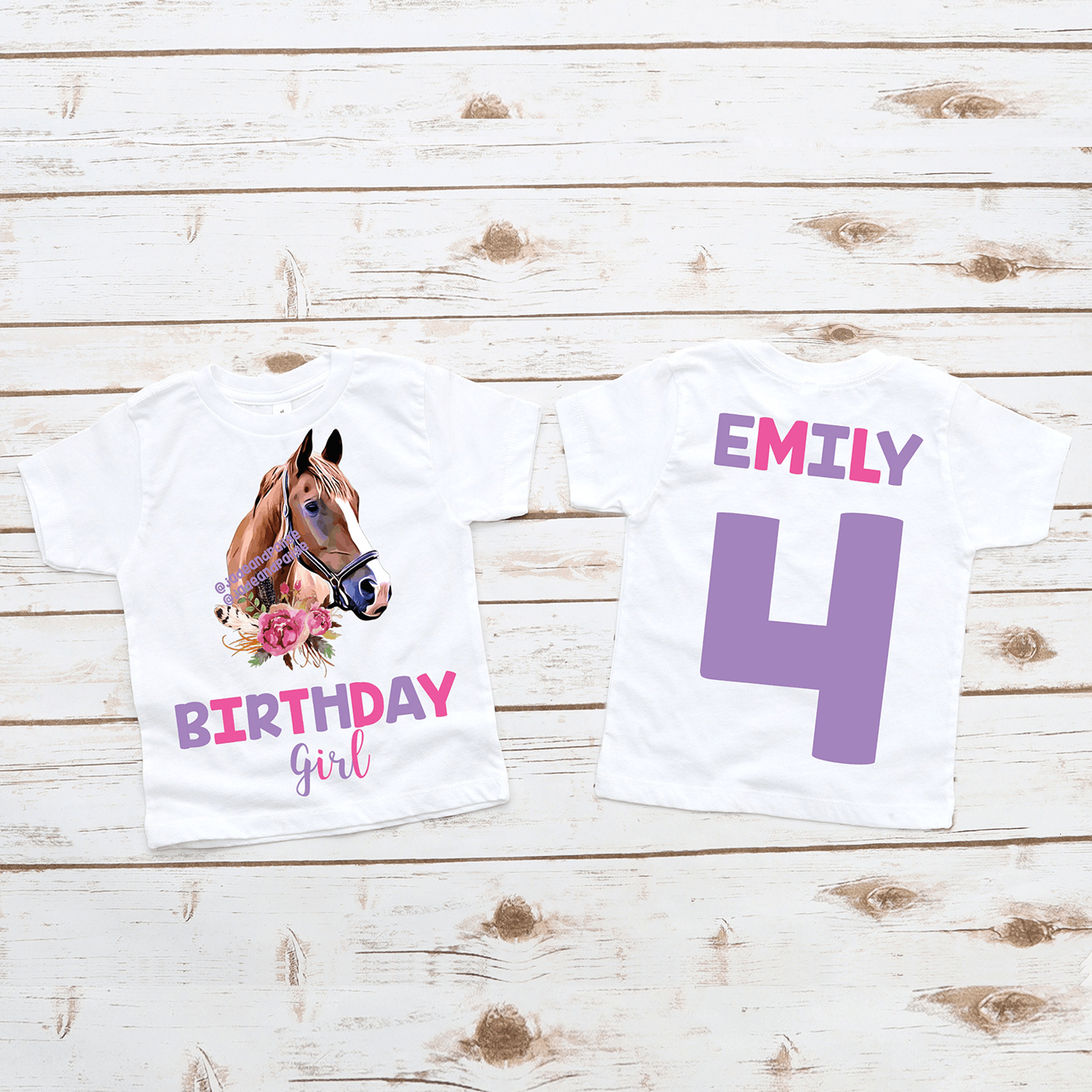 horse birthday shirt, horse birthday girl shirt, personalized pony birthday tee, horse party outfit, family matching shi