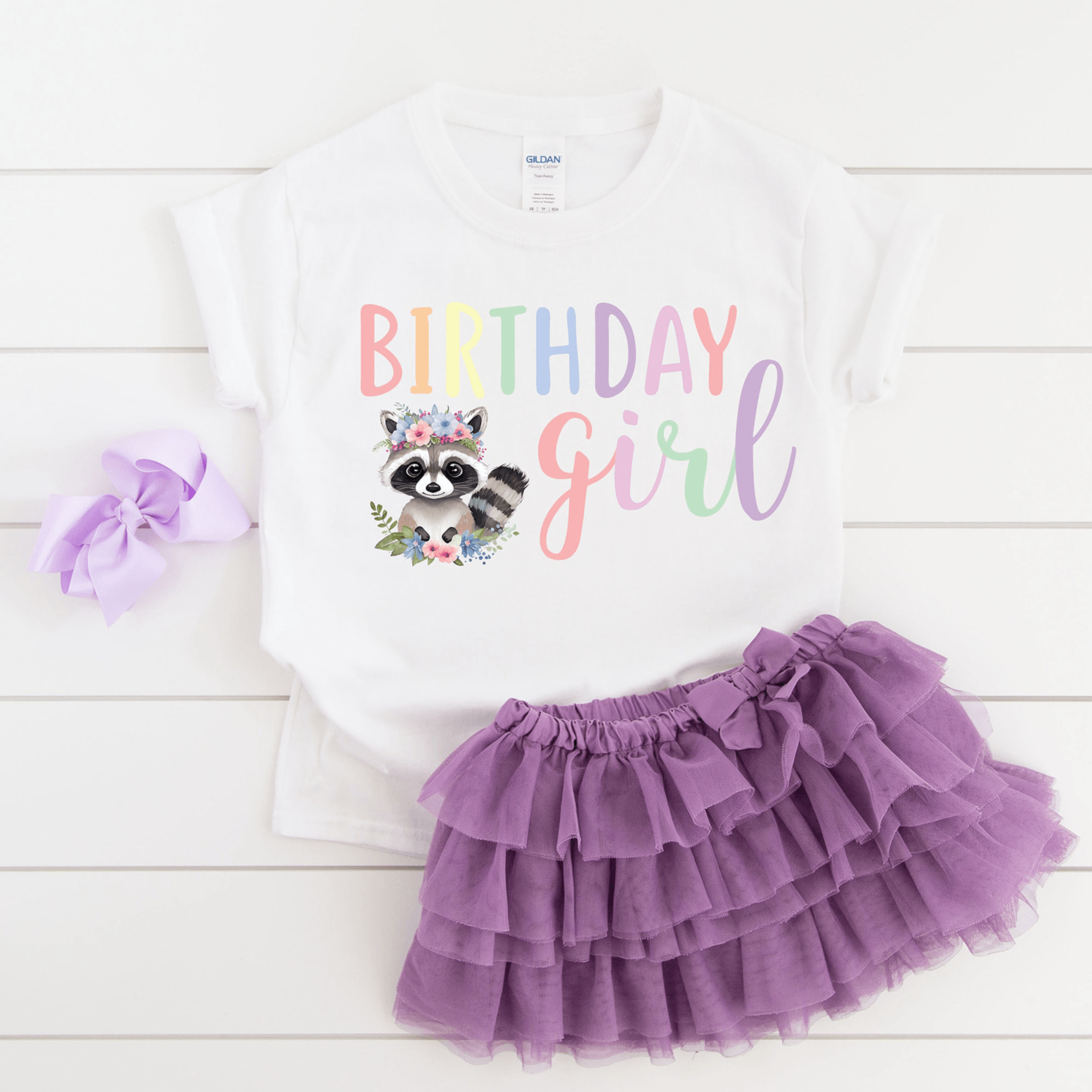 raccoon birthday shirt, raccoon birthday girl shirt, personalized raccoon birthday tee, woodland birthday outfit, family