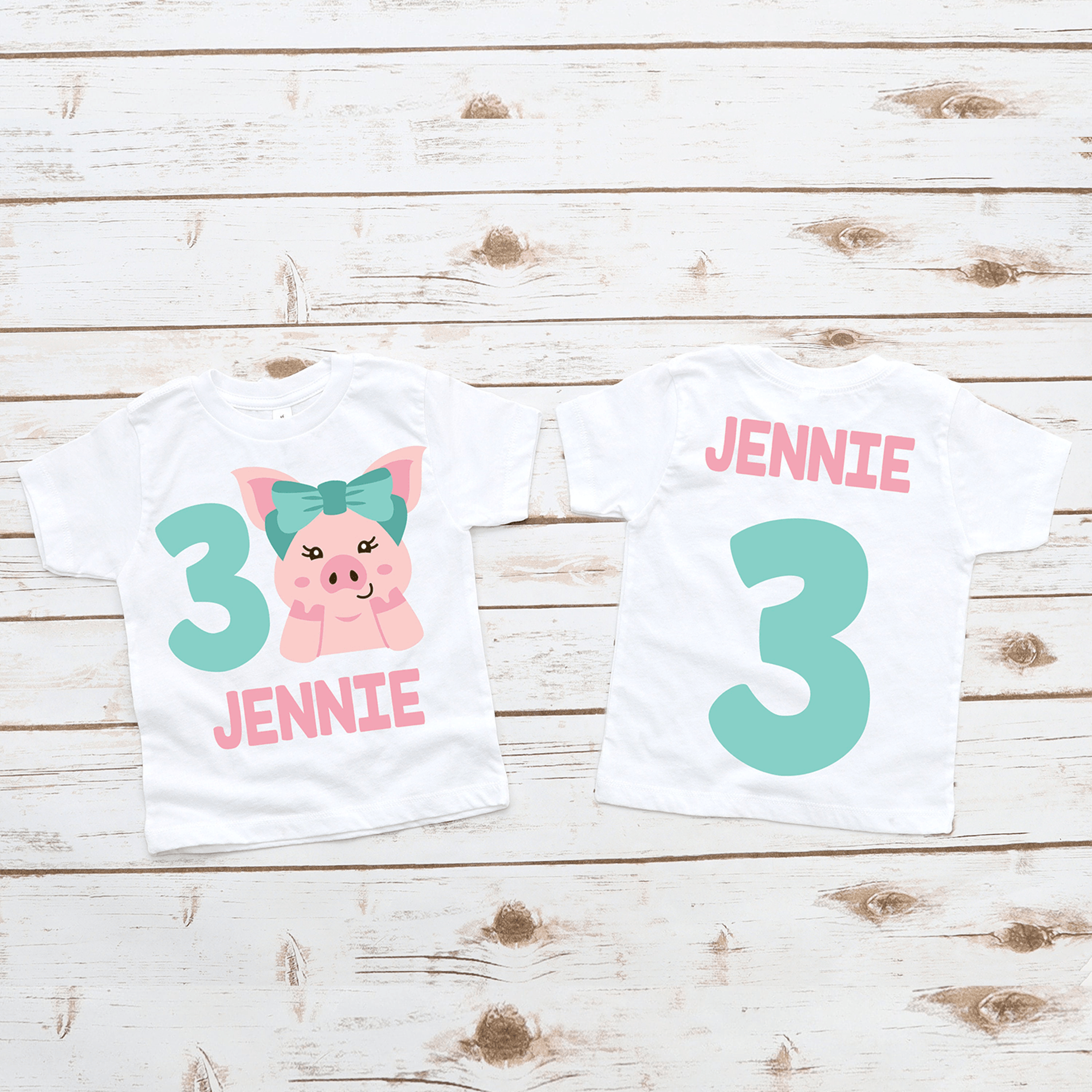 pig birthday shirt, pig birthday girl shirt, personalized pig birthday tee, farm birthday outfit, family matching shirts