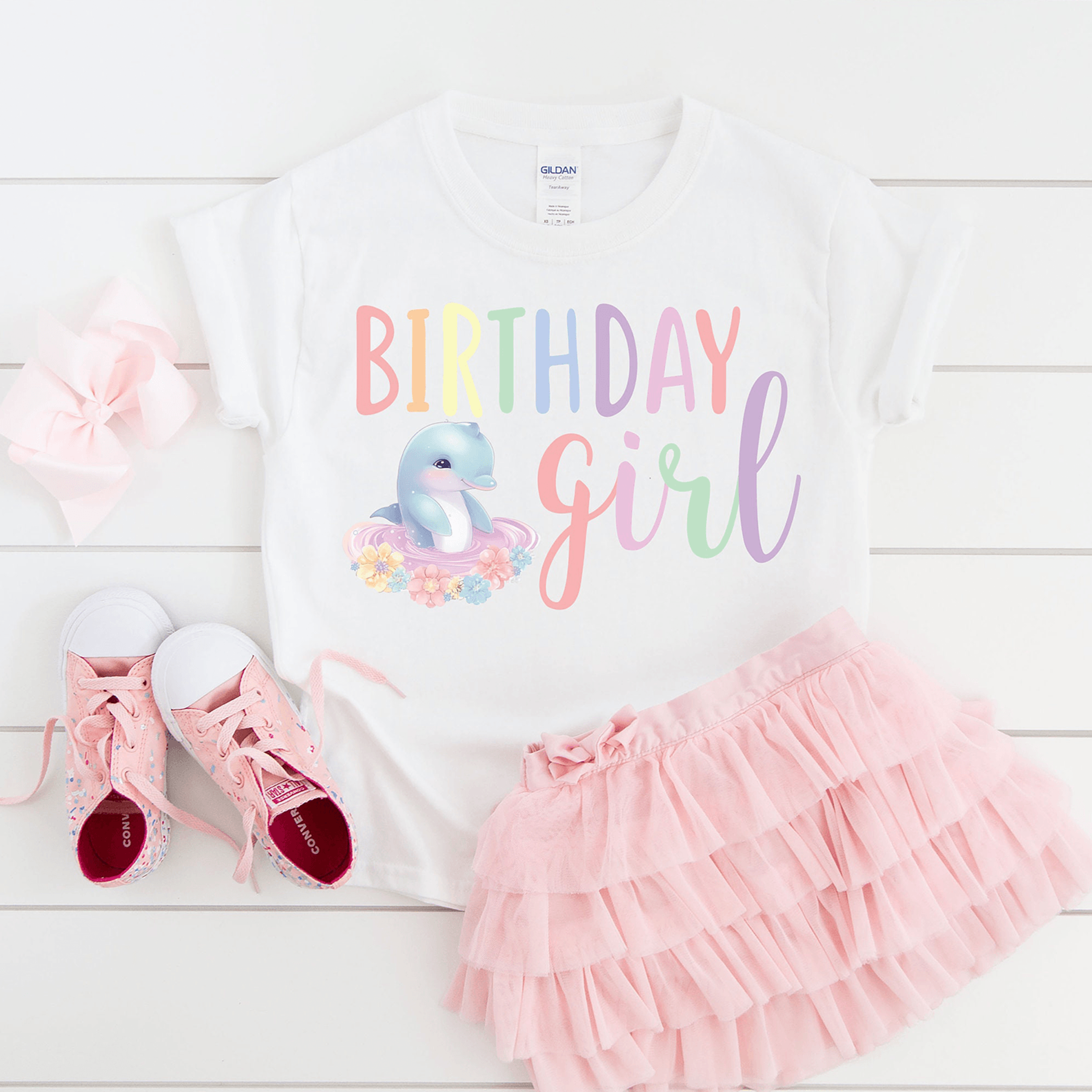 dolphin birthday shirt, personalized dolphin birthday girl shirt, under the sea birthday tee, ocean theme birthday outfi