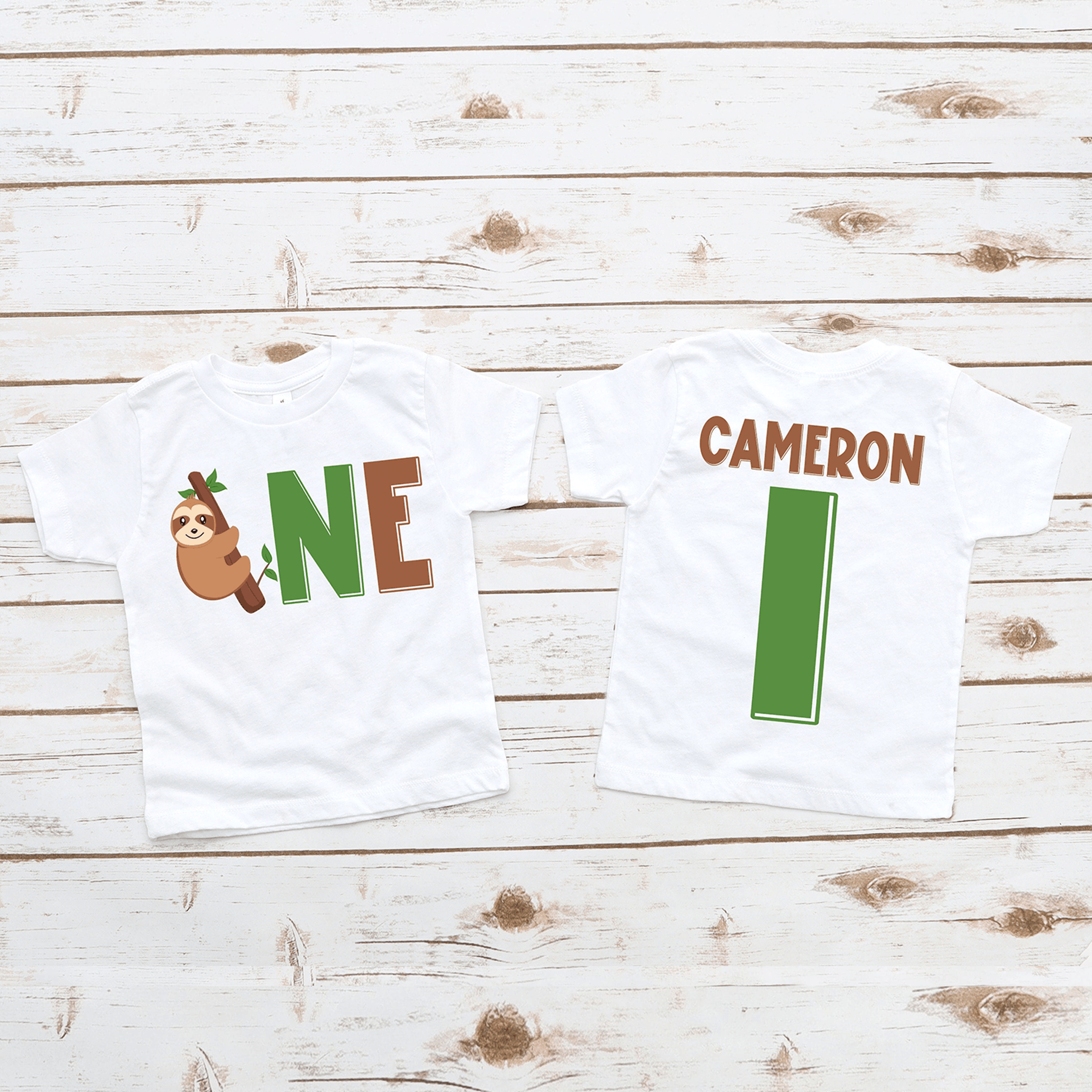 sloth birthday shirt, personalized sloth birthday tee, sloth theme party shirt, jungle birthday outfit, family matching