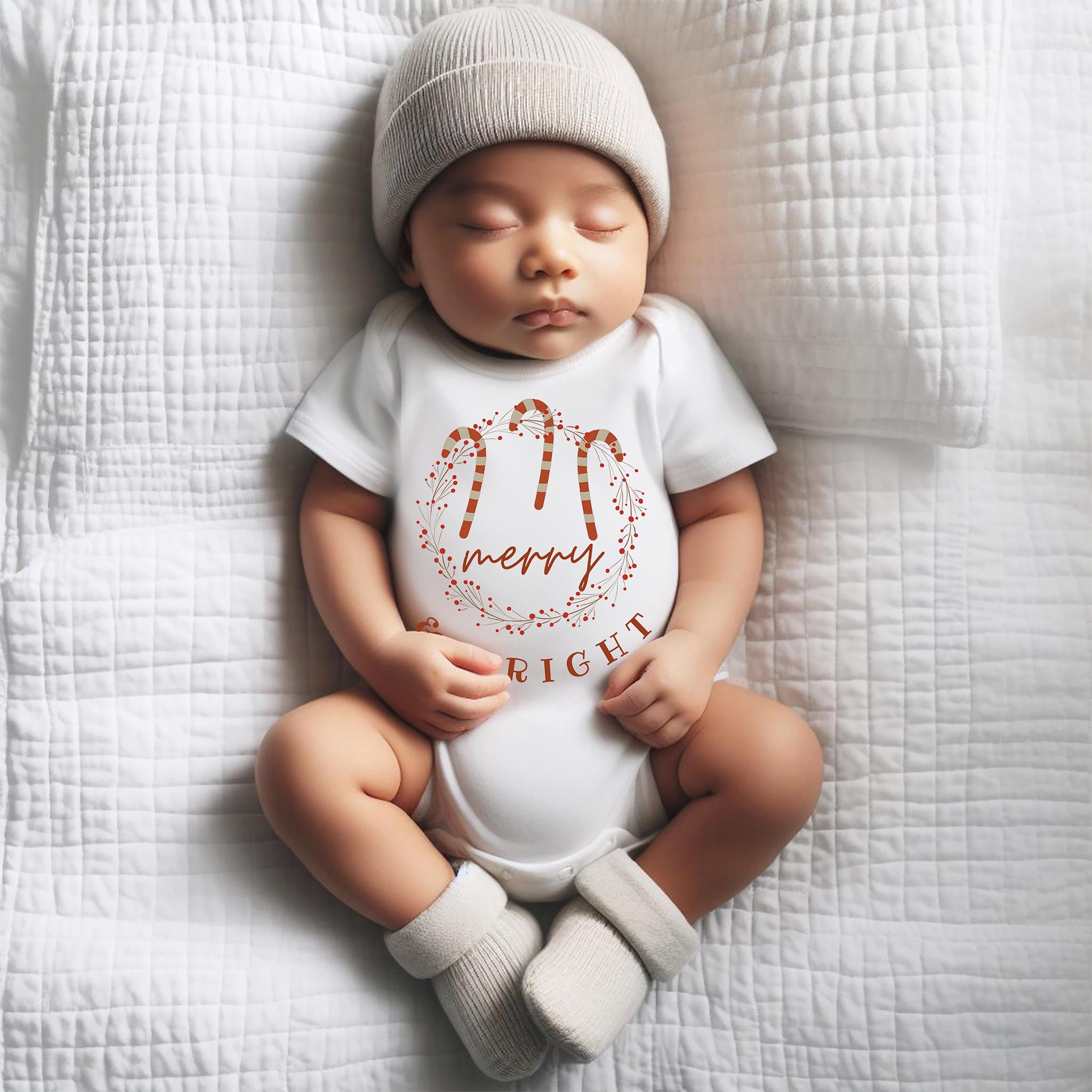 personalized baby first christmas outfit, my first christmas bodysuit, custom baby christmas shirt, newborn holiday gift