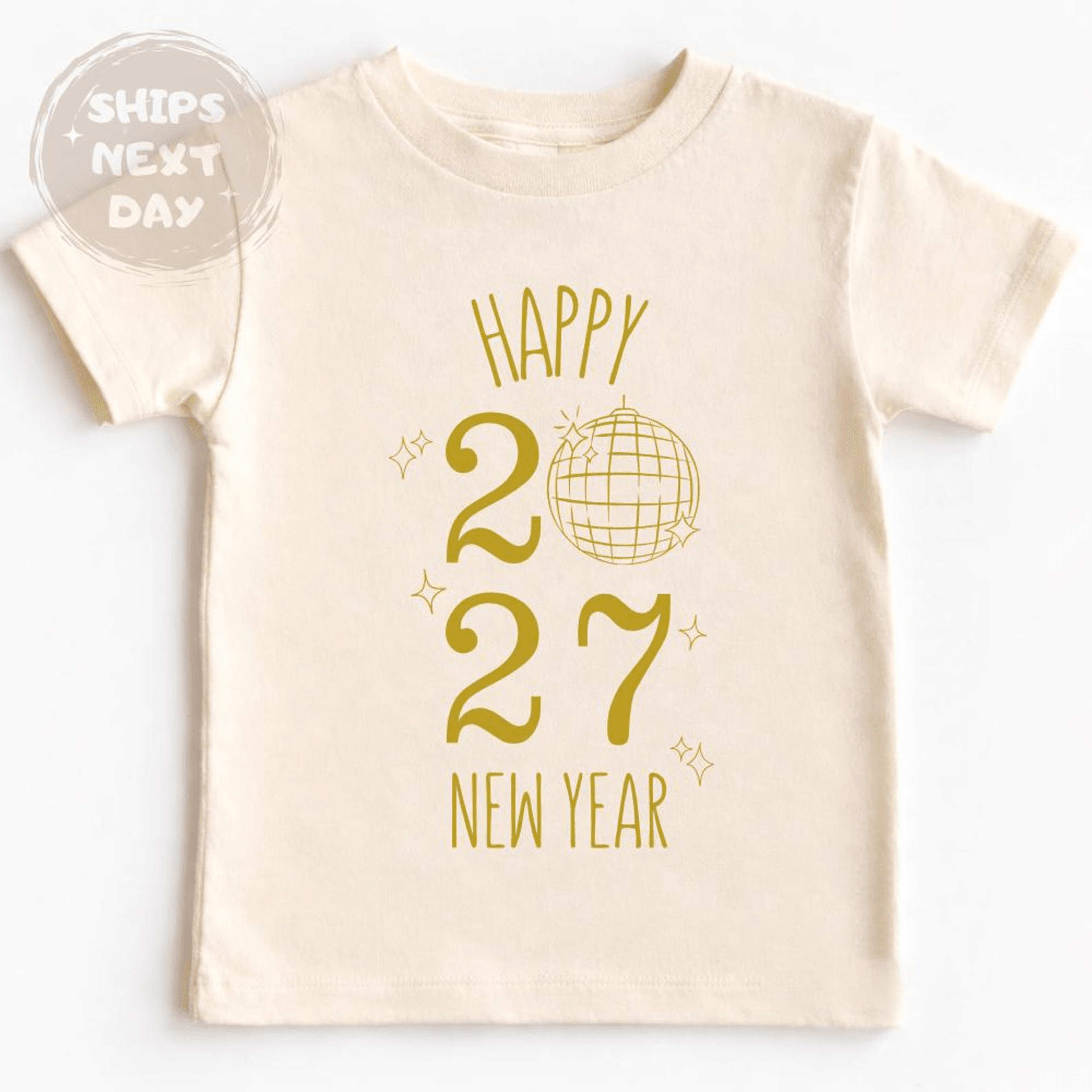 happy new year 2027 baby bodysuit, 2027 new year baby outfit, first new year onesie, nye baby gift, infant romper