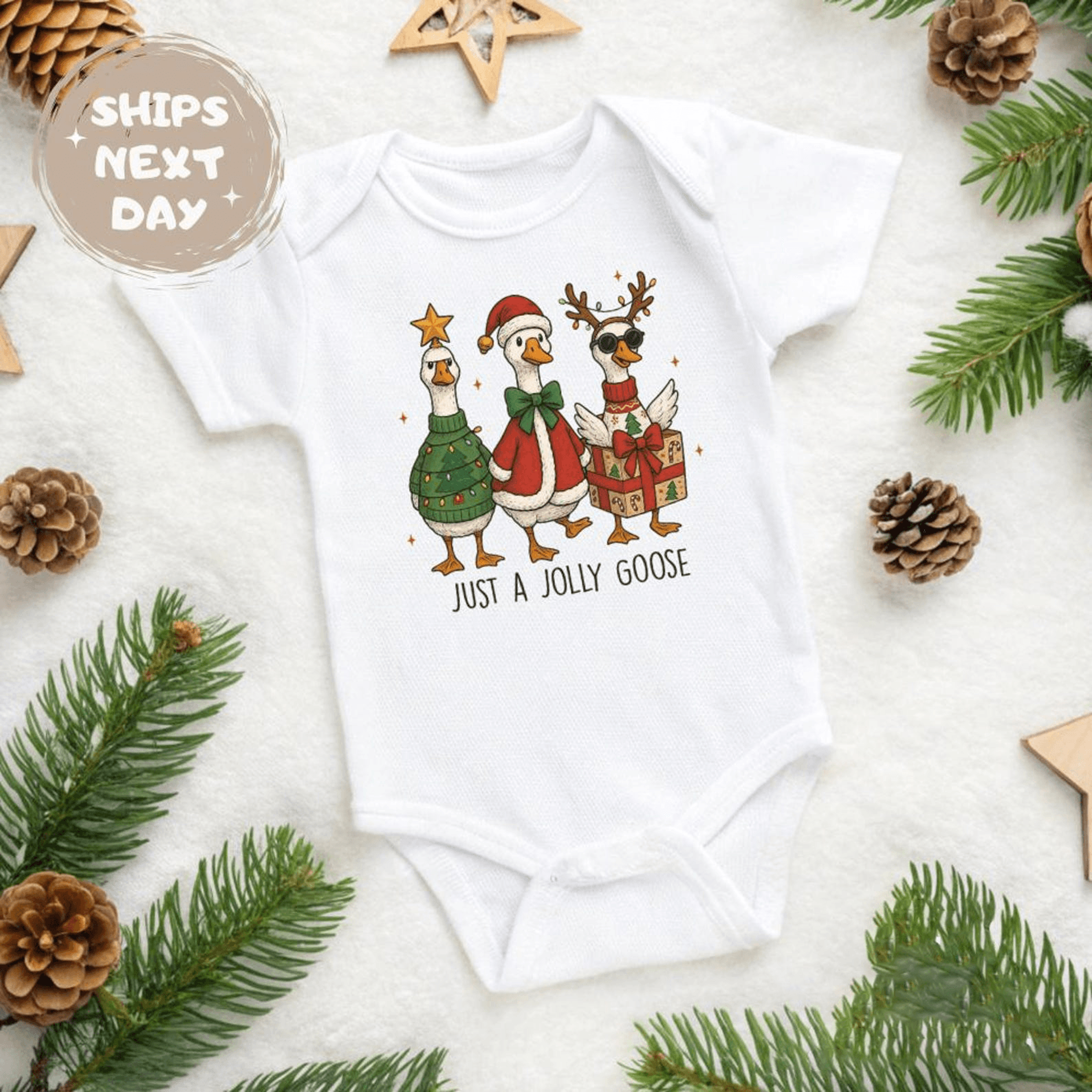 christmas goose sweater for children, cute goose christmas sweatshirt, kids holiday sweatshirt, funny christmas gift