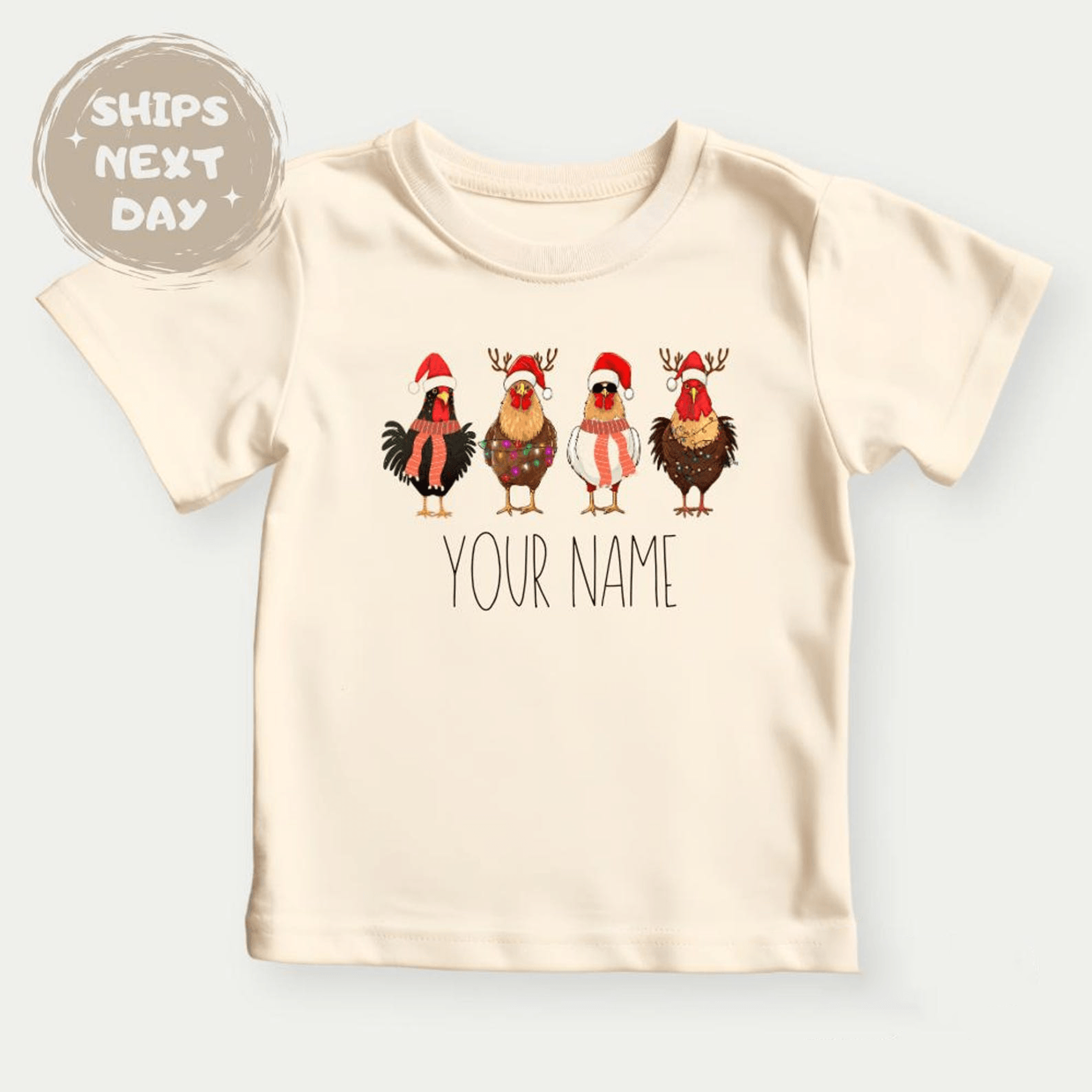 funny christmas custom name baby bodysuit, personalized baby christmas onesie, custom holiday baby outfit, newborn gift