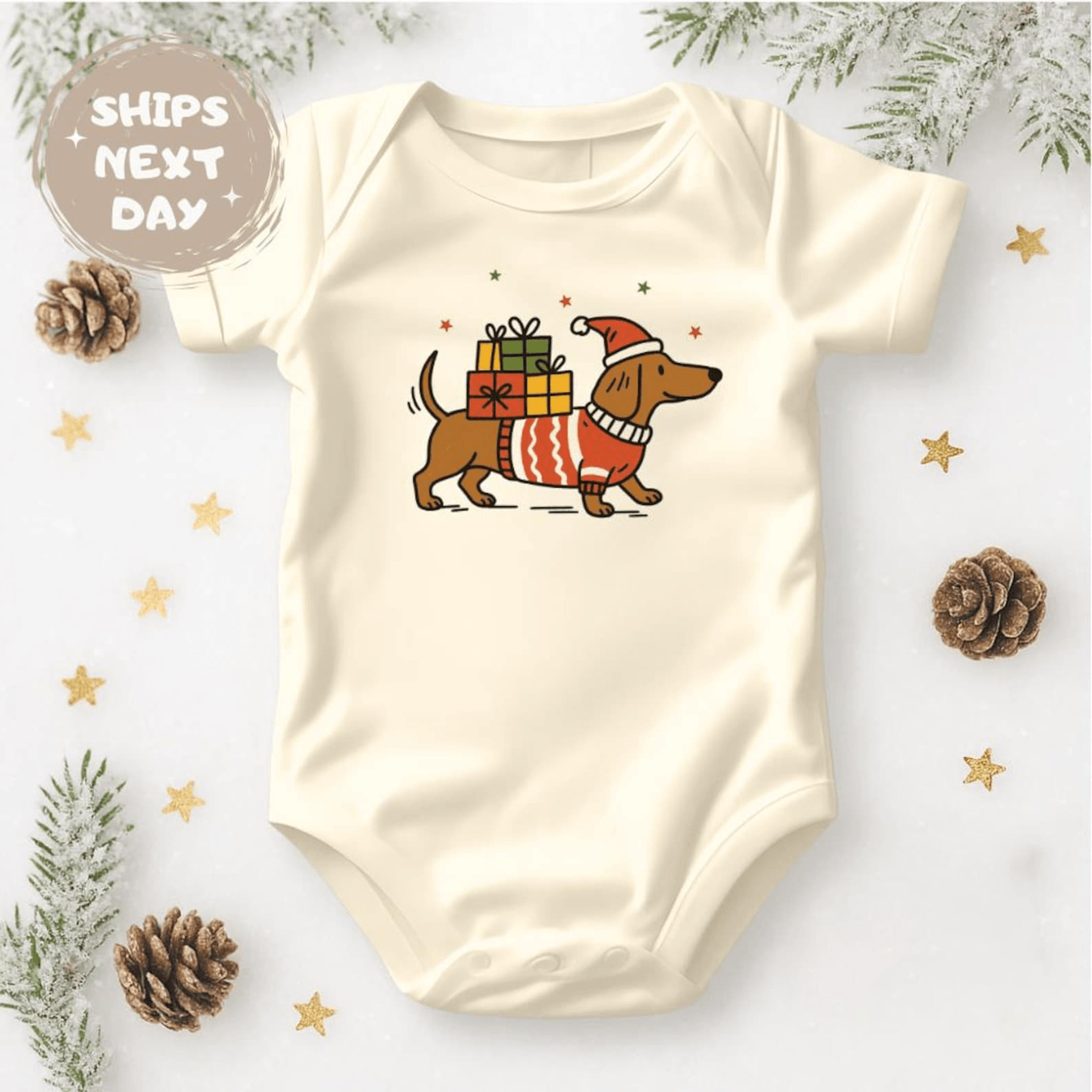 christmas dachshund kids sweatshirt, cute wiener dog christmas sweater, funny holiday sweatshirt, kids xmas gift