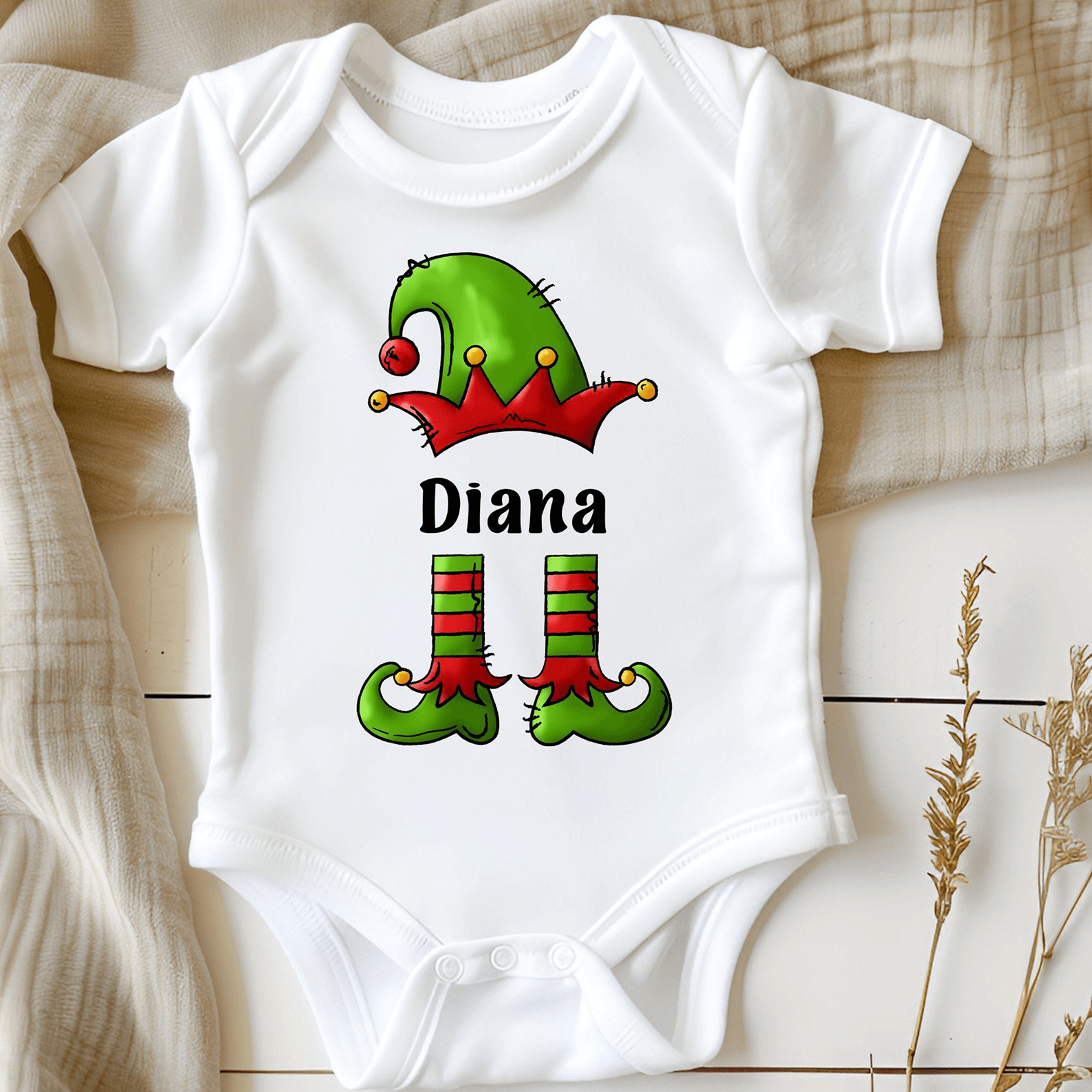 personalized elf christmas shirt, custom name elf t-shirt, family matching christmas tee, funny holiday elf gift
