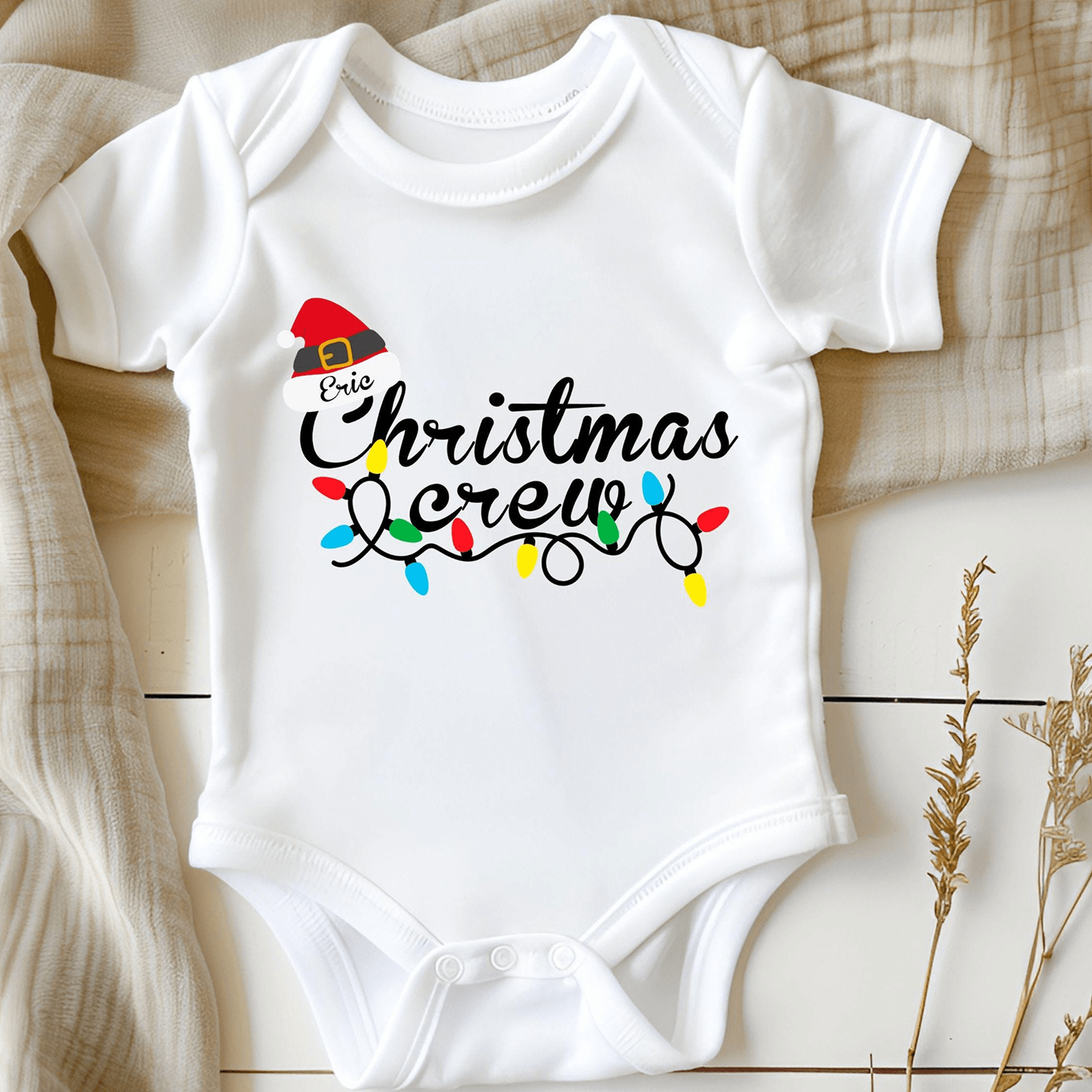 personalized christmas crew family shirt, custom name christmas tee, matching family holiday shirt, personalized xmas gi